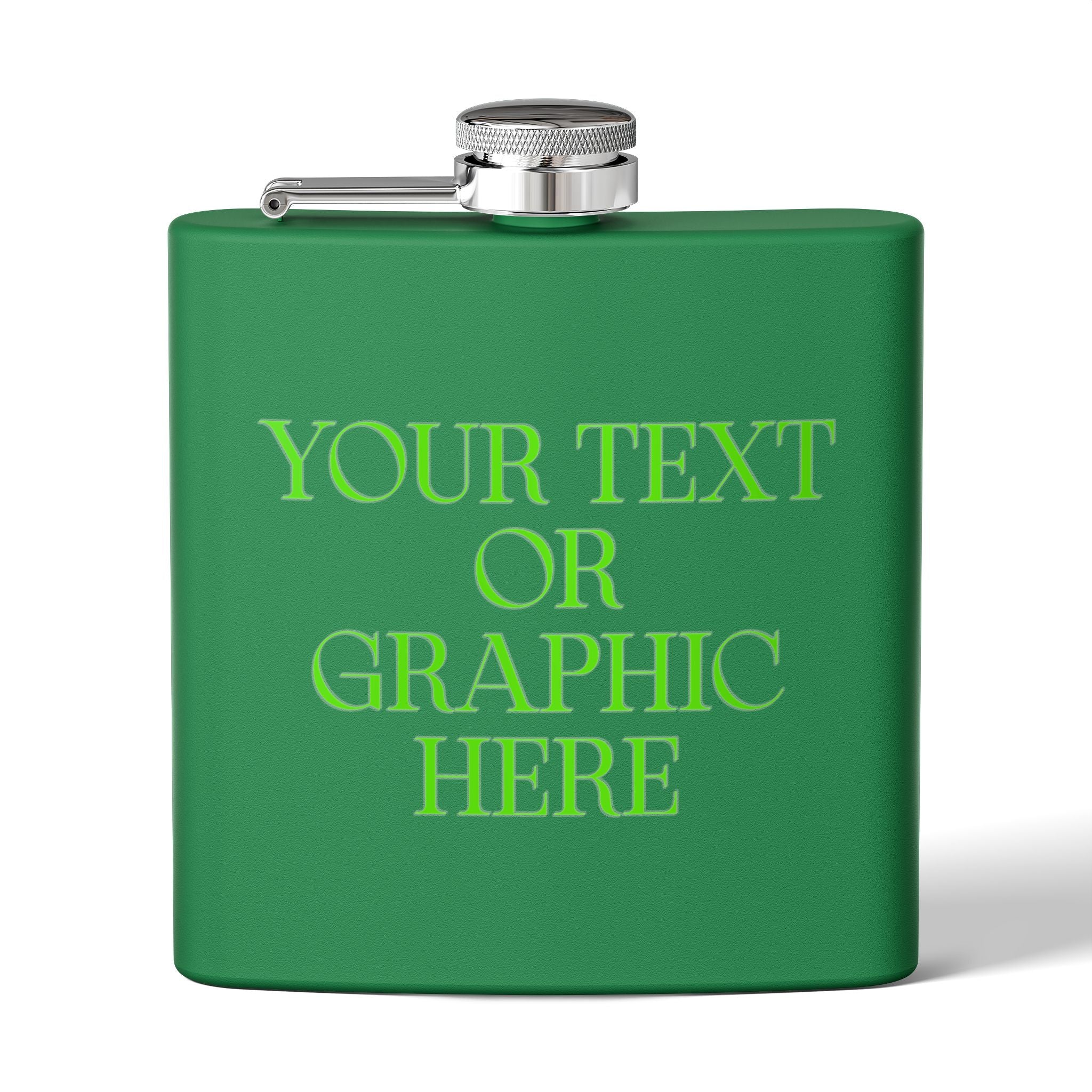Custom Personalized 6oz Stainless Hip Flask