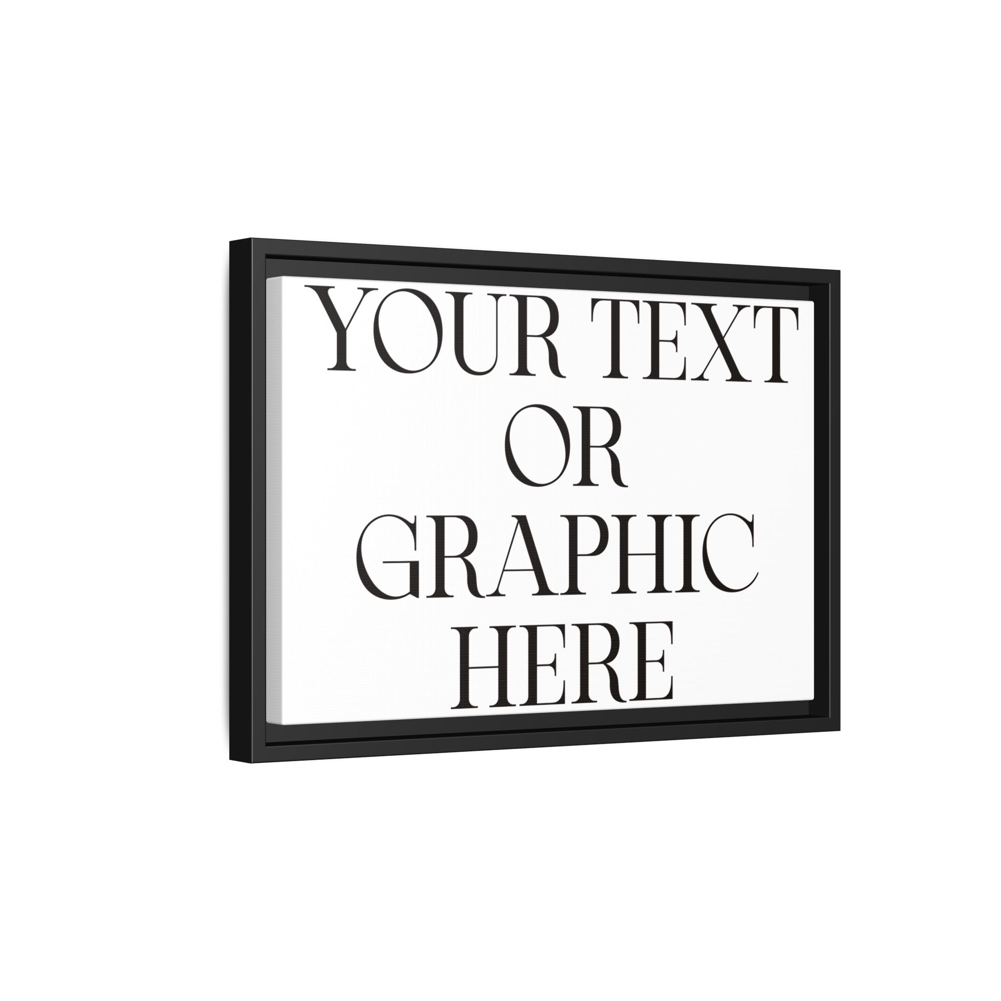 Custom Personalized Framed Canvas Print