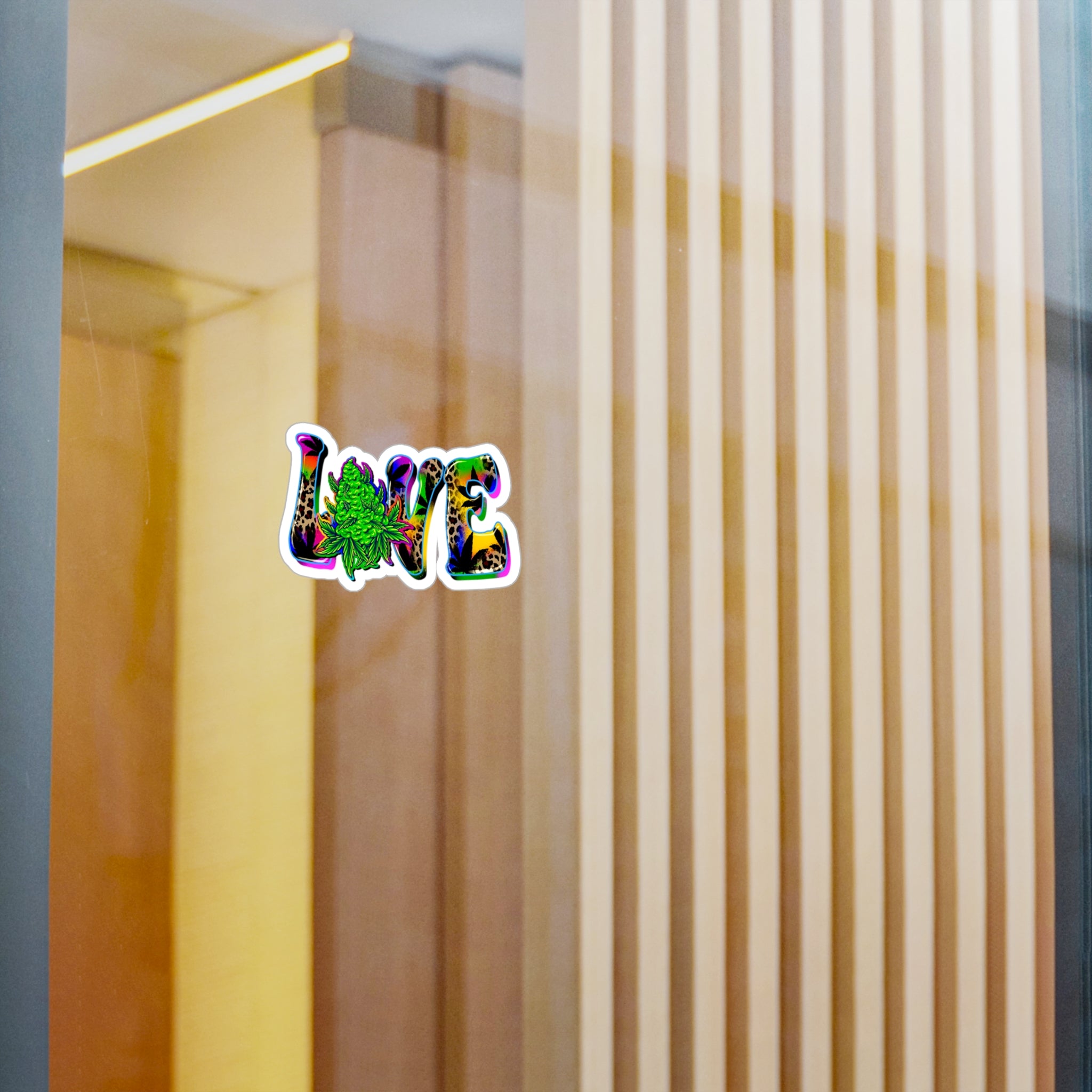 Cannabis Love Vinyl Decal
