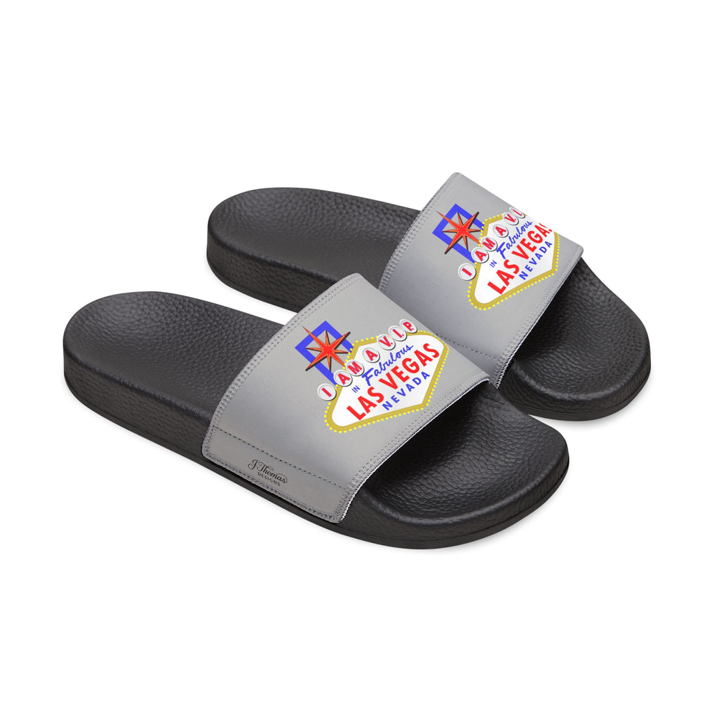 "All-Over Print" "V.I.P." Men's Removable-Strap Sandals