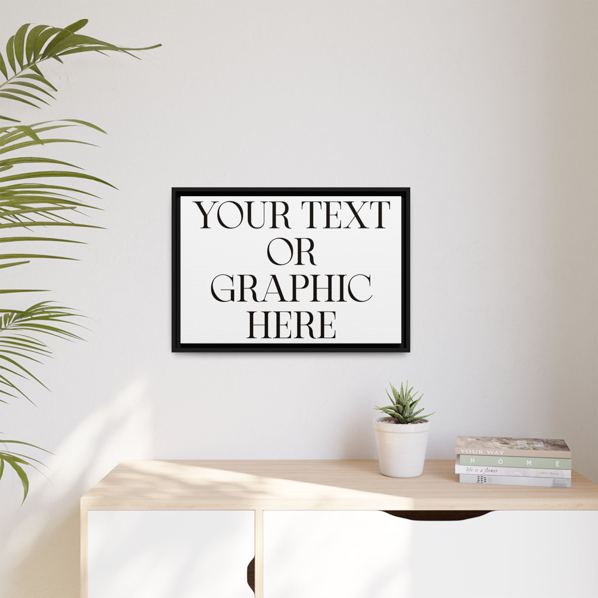 Custom Personalized Framed Canvas Print