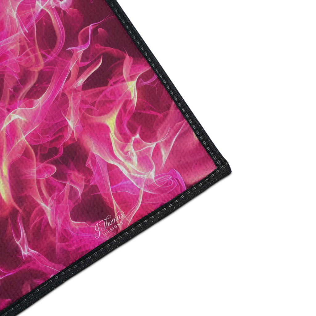 Heavy Duty Floor Mat – Pink Flames