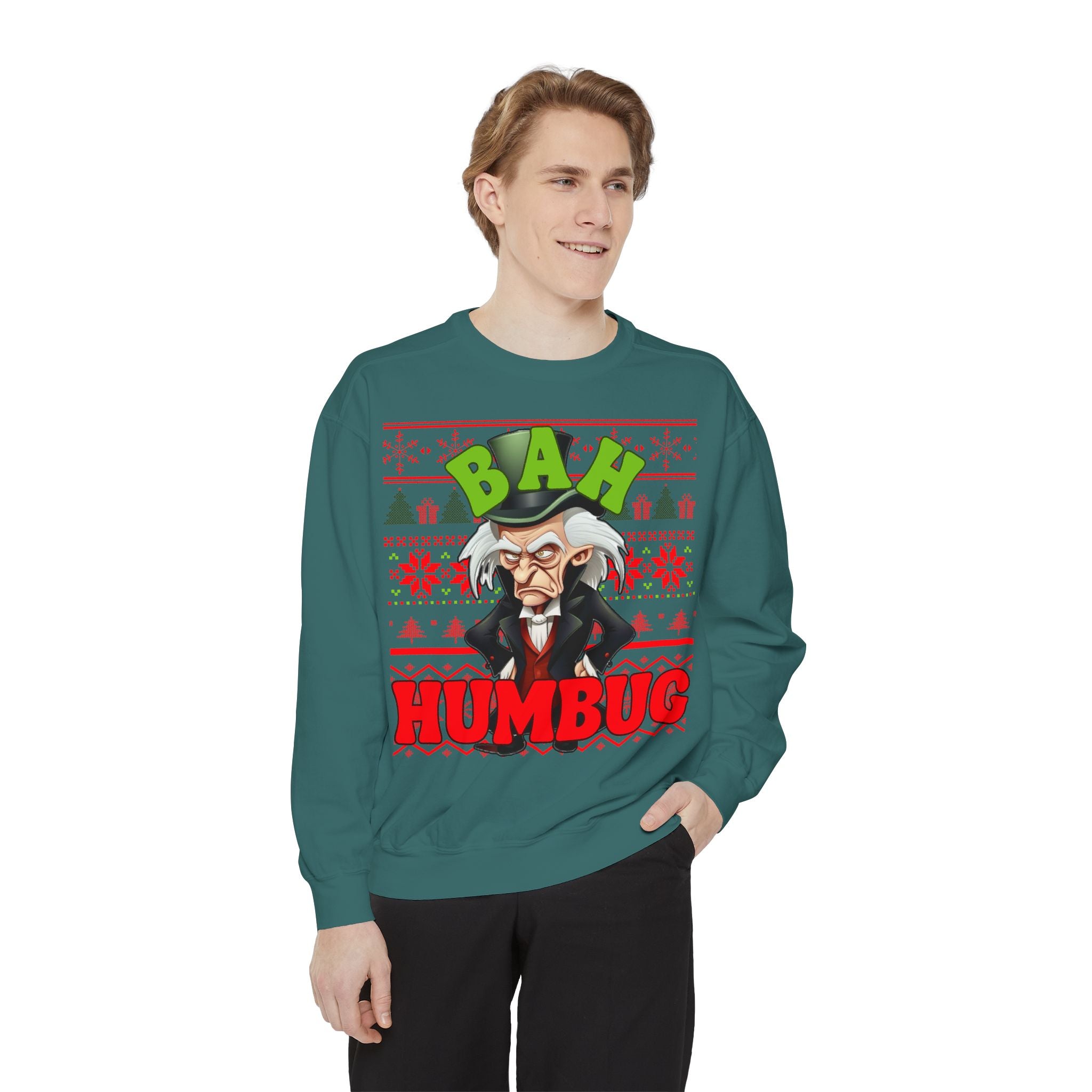 Bah Humbug Unisex Garment-Dyed Sweatshirt