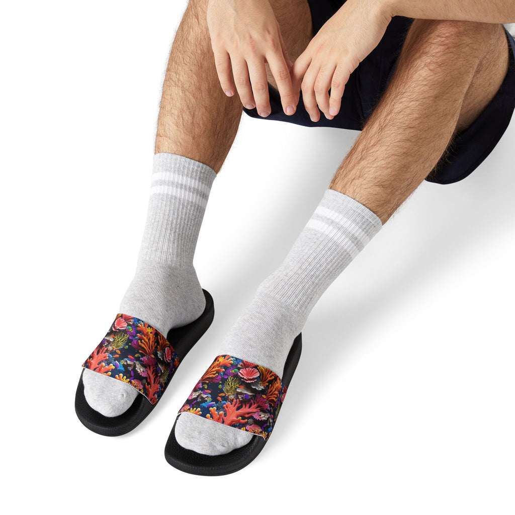 "All-Over Print" - #135 Men's Removable-Strap Sandals