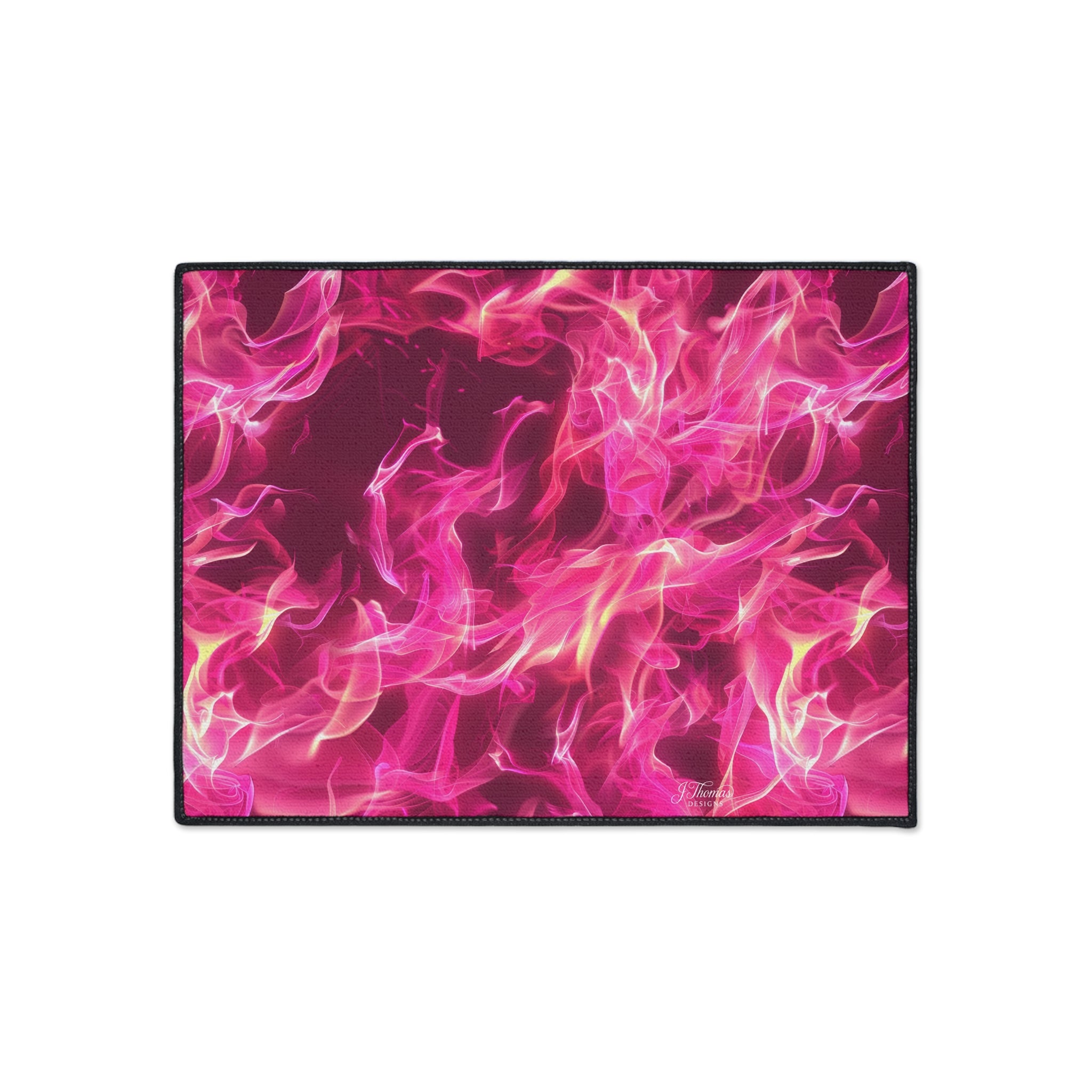 Heavy Duty Floor Mat – Pink Flames