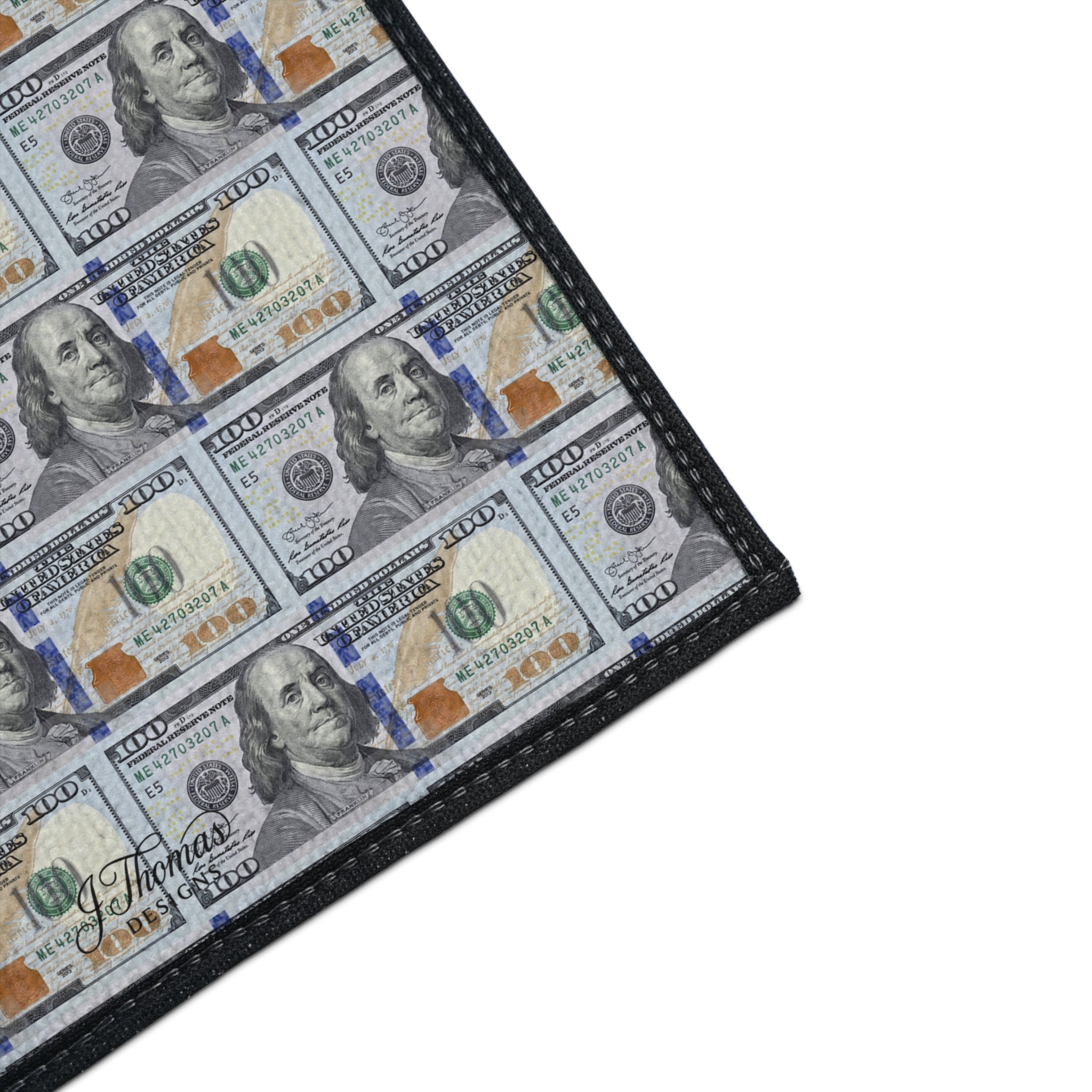 Heavy Duty Floor Mat – 100 Dollar Bills