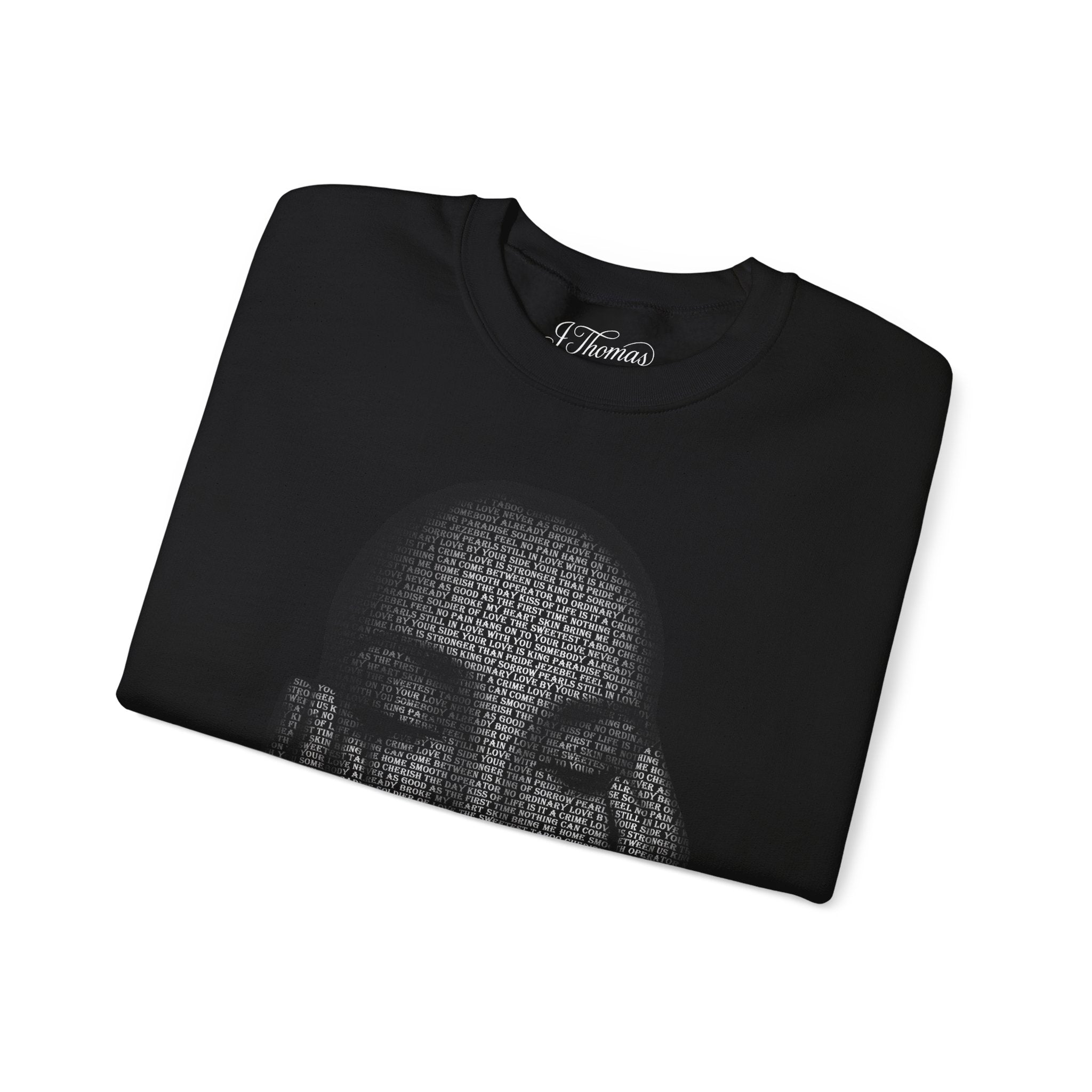Sade's Greatest Hits Sweatshirt — White Text