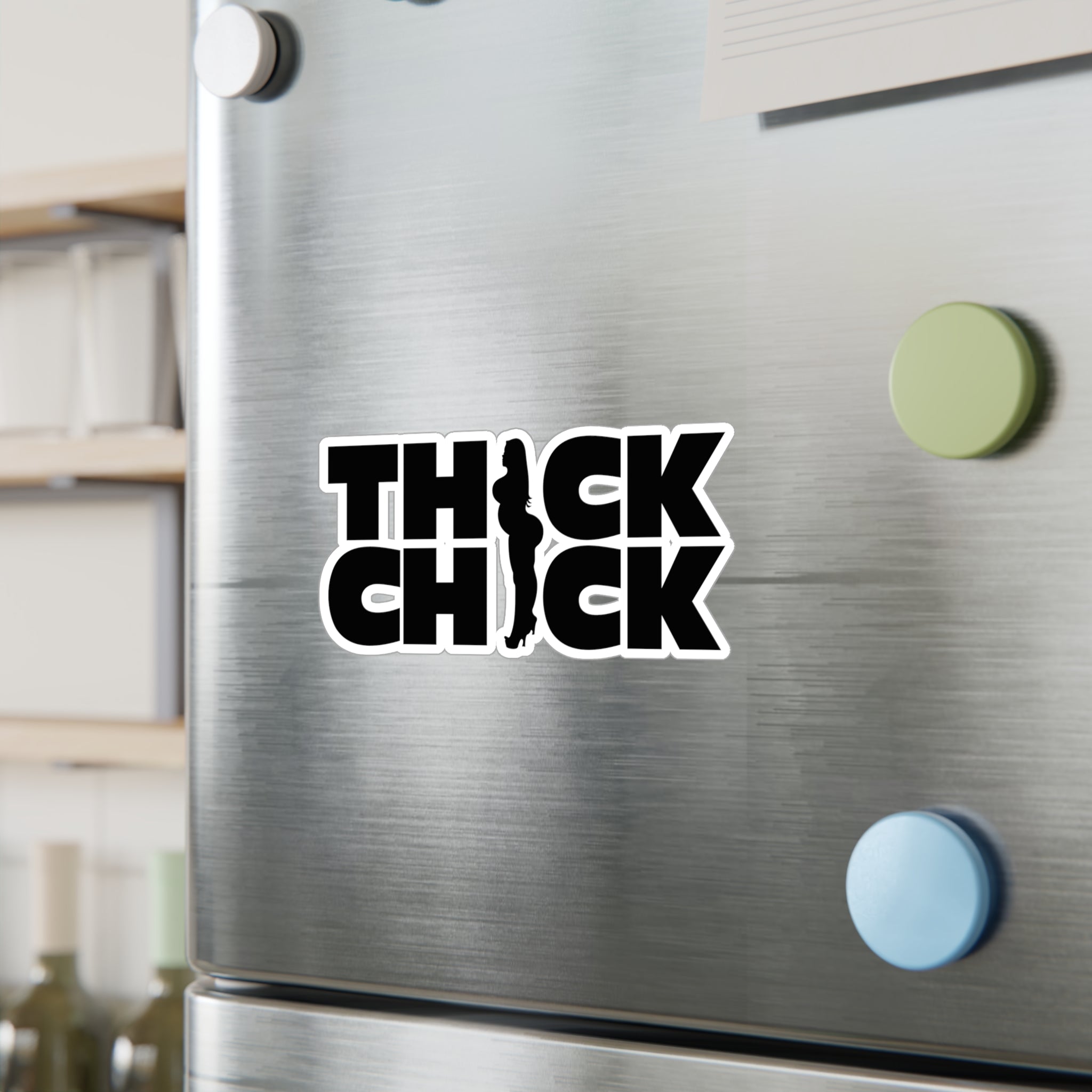 Thick Chick Vinyl Decal