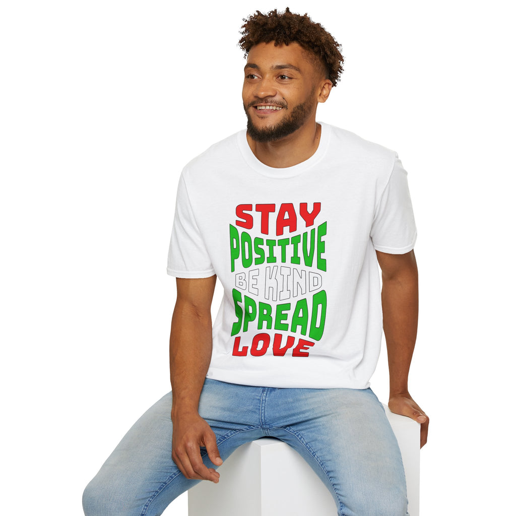 "Stay Positive" - "moti-Voice-tion Wear" T-Shirt