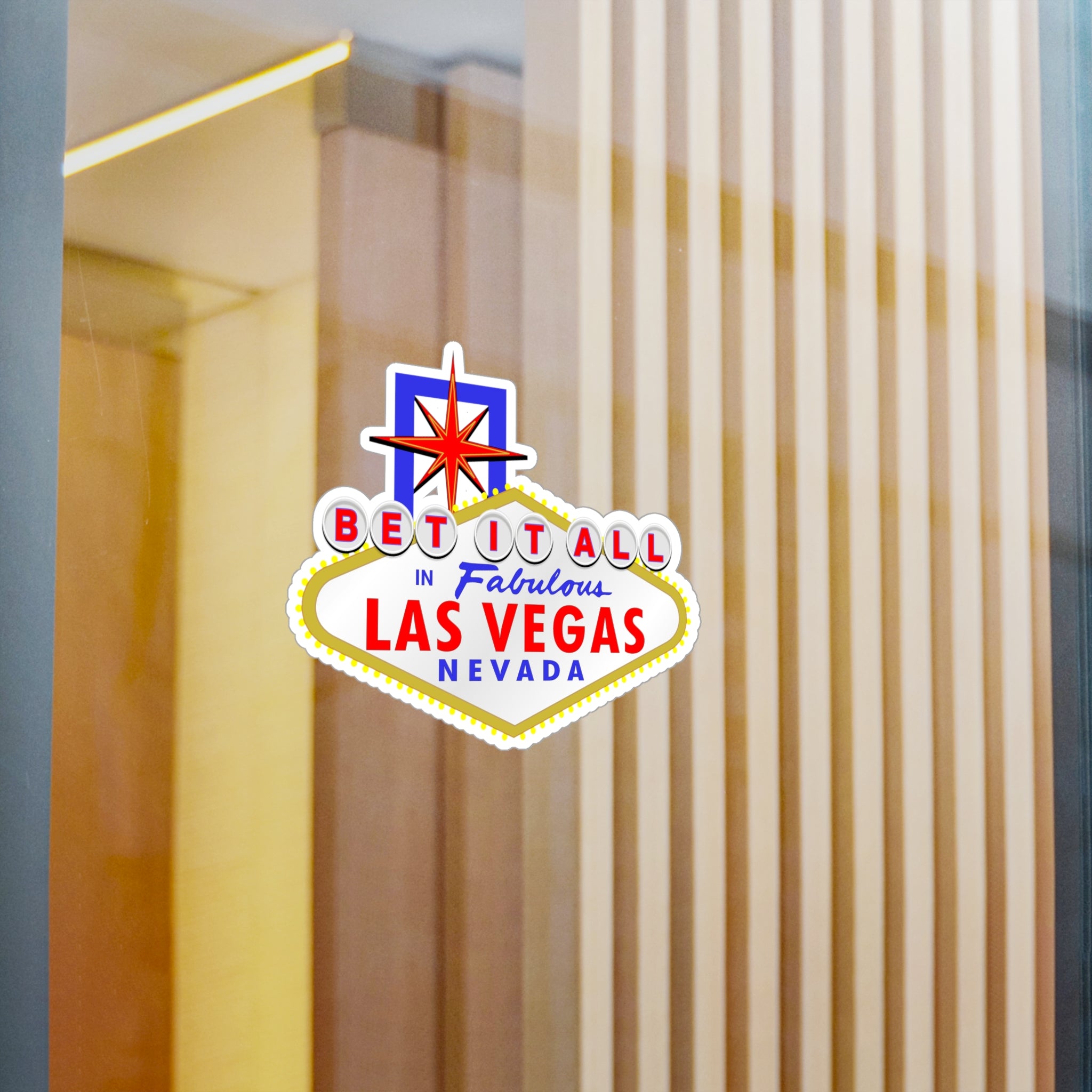 Bet It All - "Las Vegas Sign" Vinyl Decal