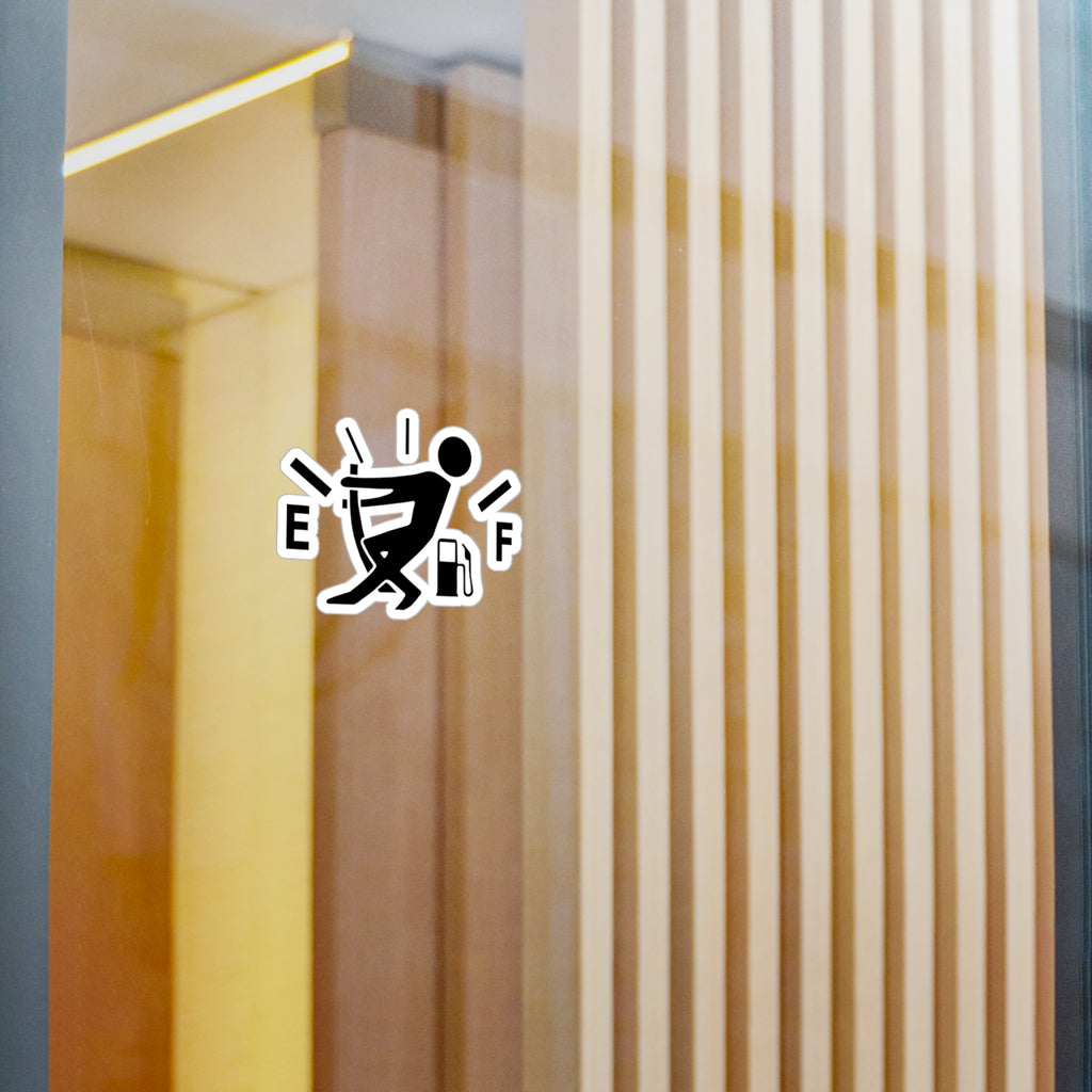 Male Gas Hand Vinyl Decal