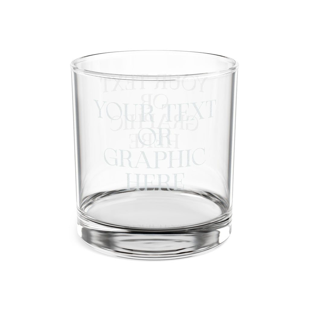 Custom Personalized - 10.5 oz Whiskey Rocks Glass
