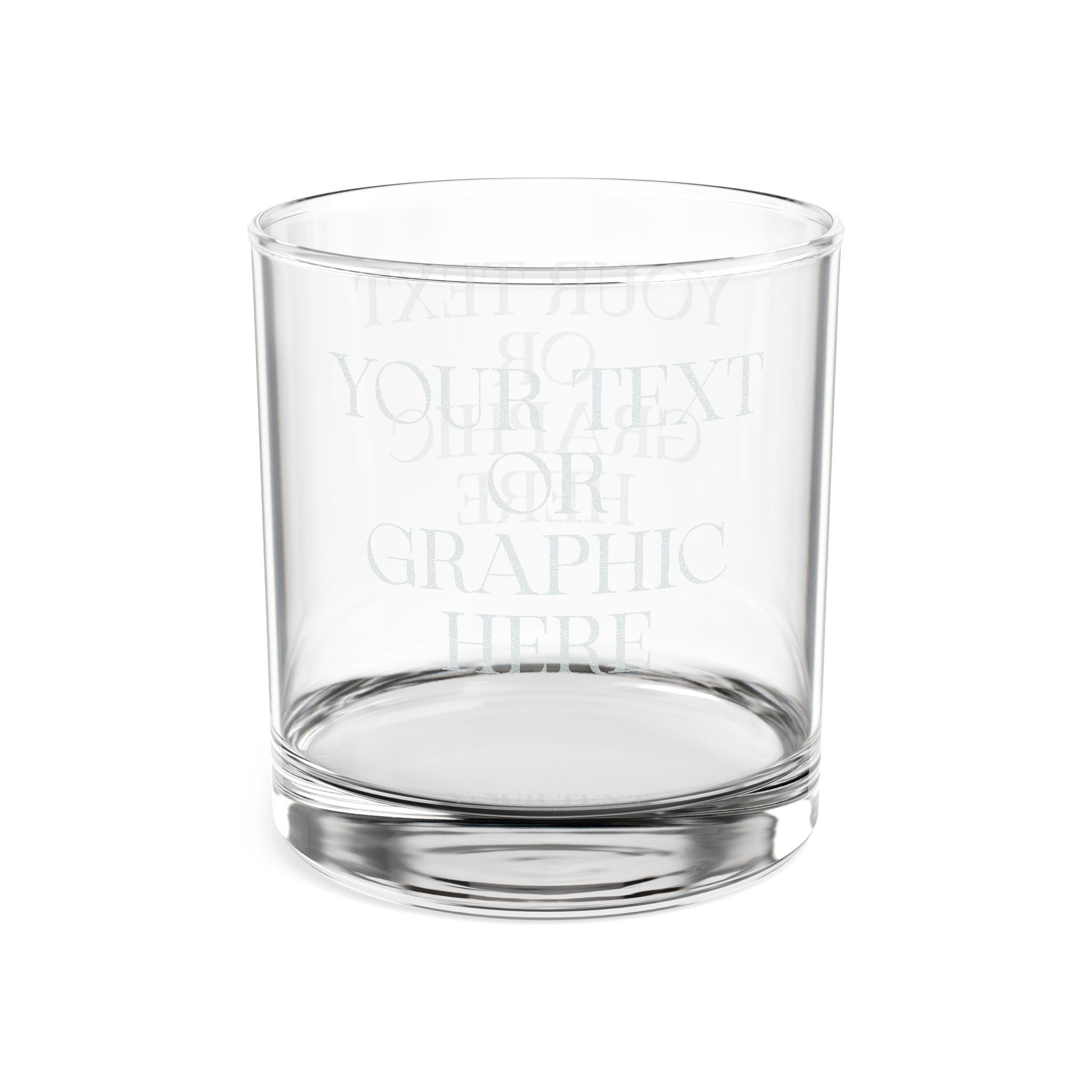 Custom Personalized - 10.5 oz Whiskey Rocks Glass