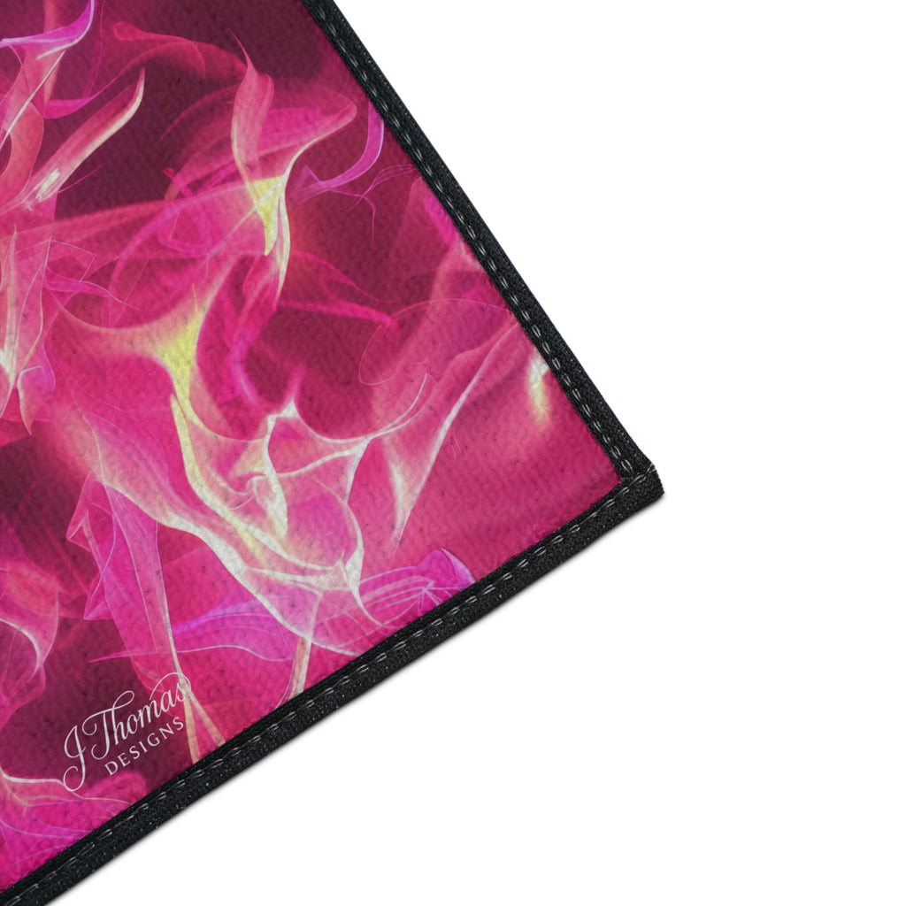 Heavy Duty Floor Mat – Pink Flames