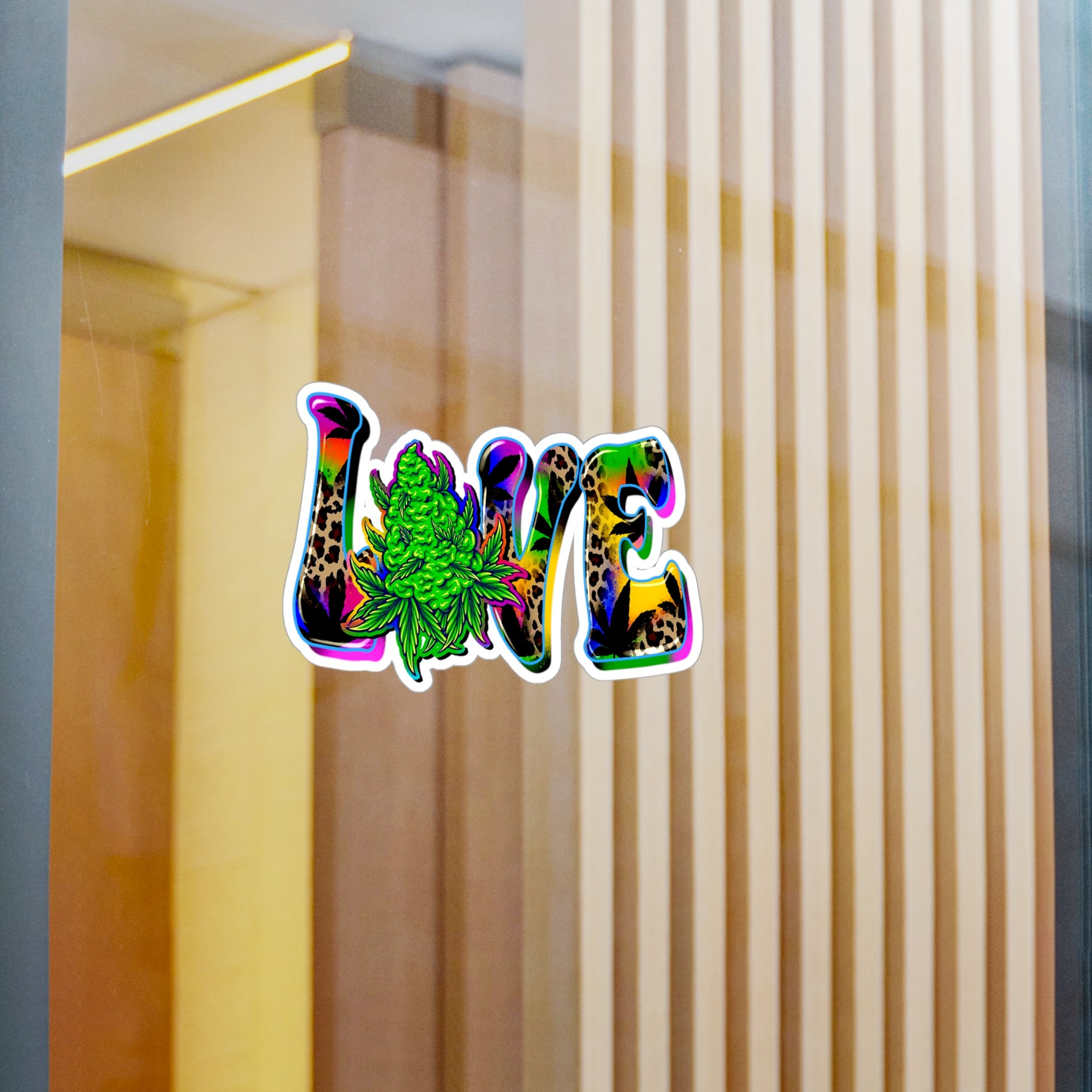 Cannabis Love Vinyl Decal