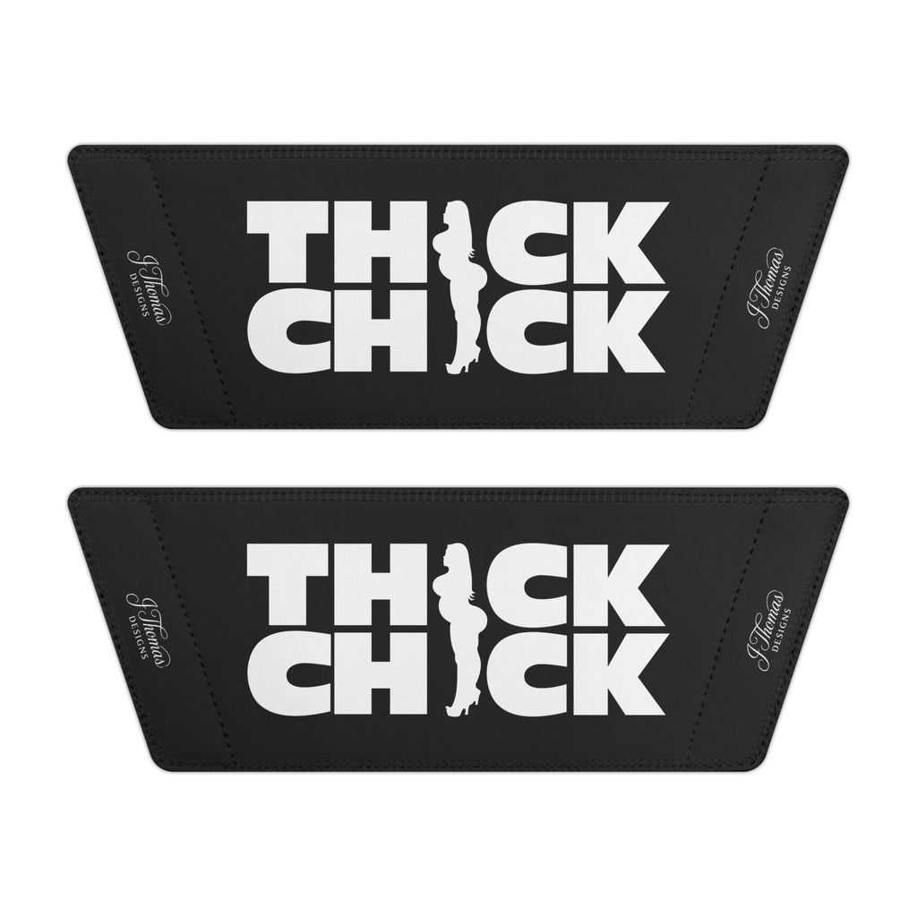 "All-Over Print" - Thick Chick Men's Removable-Strap Sandals - Black