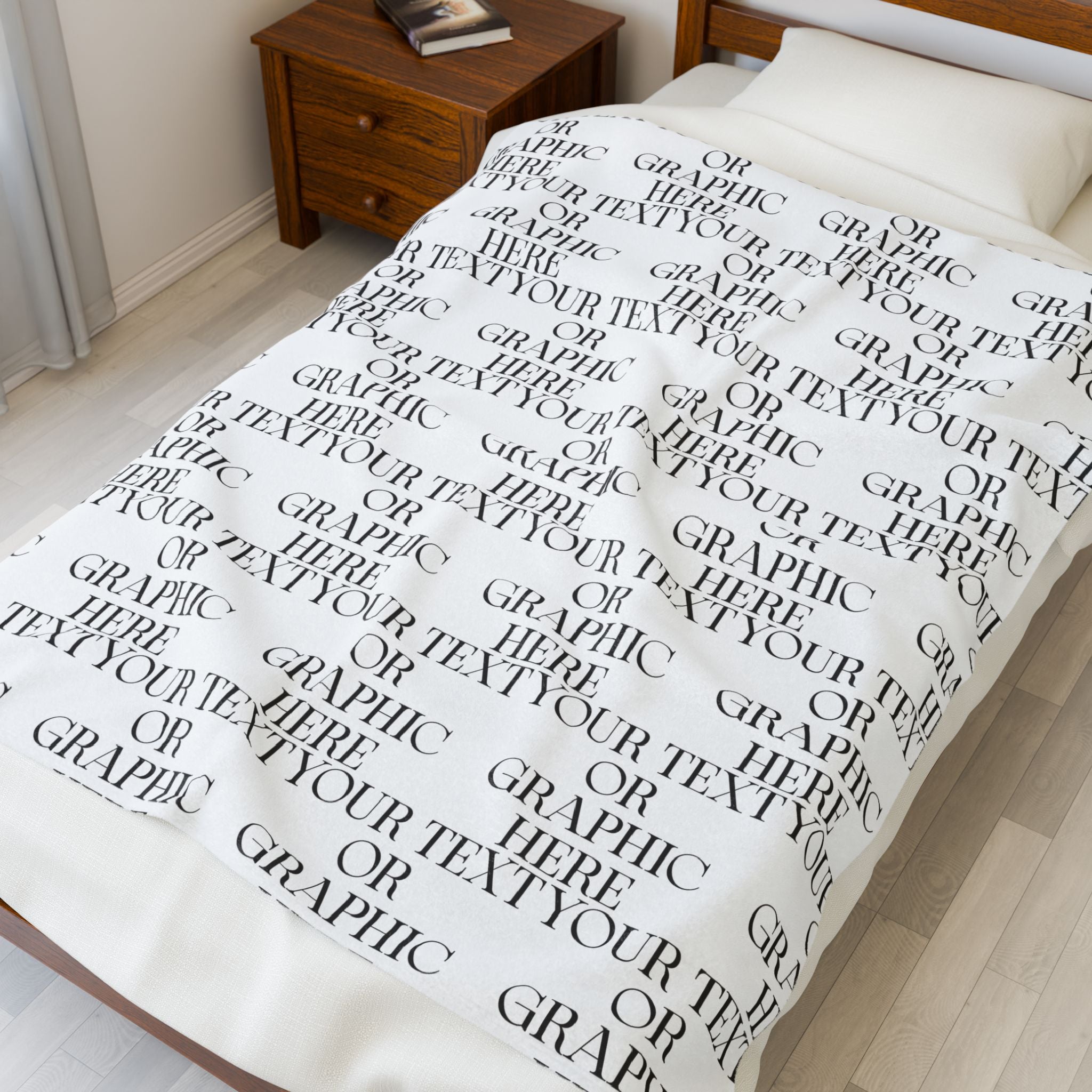 Custom Personalized "All-Over Print" Blanket