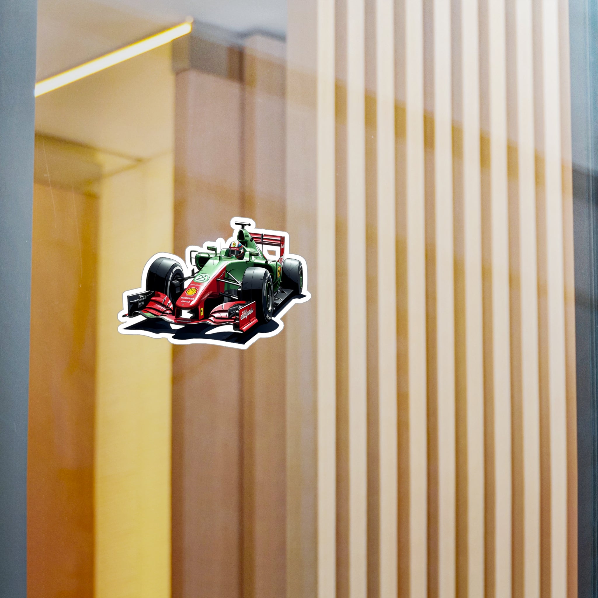 F1 Car #6 Vinyl Decal