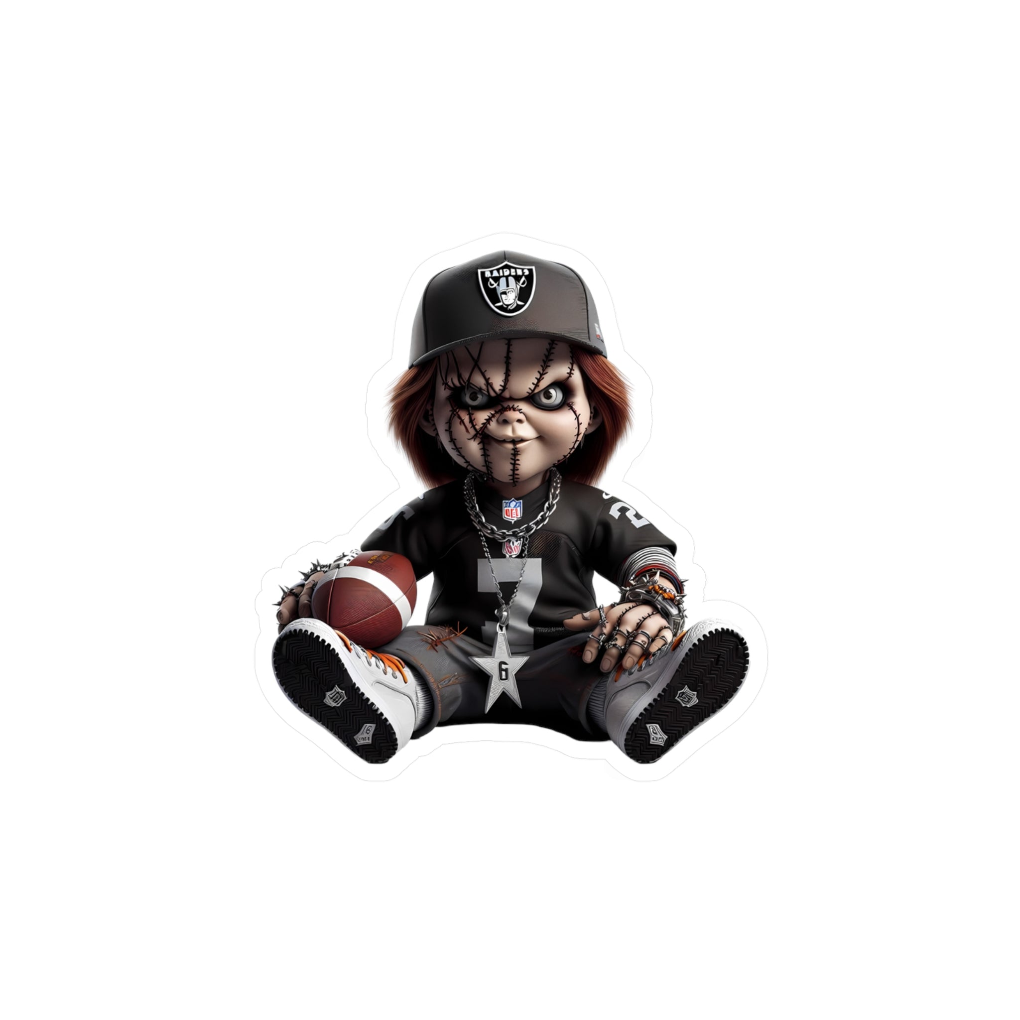 Chucky - Raiders Vinyl Decal