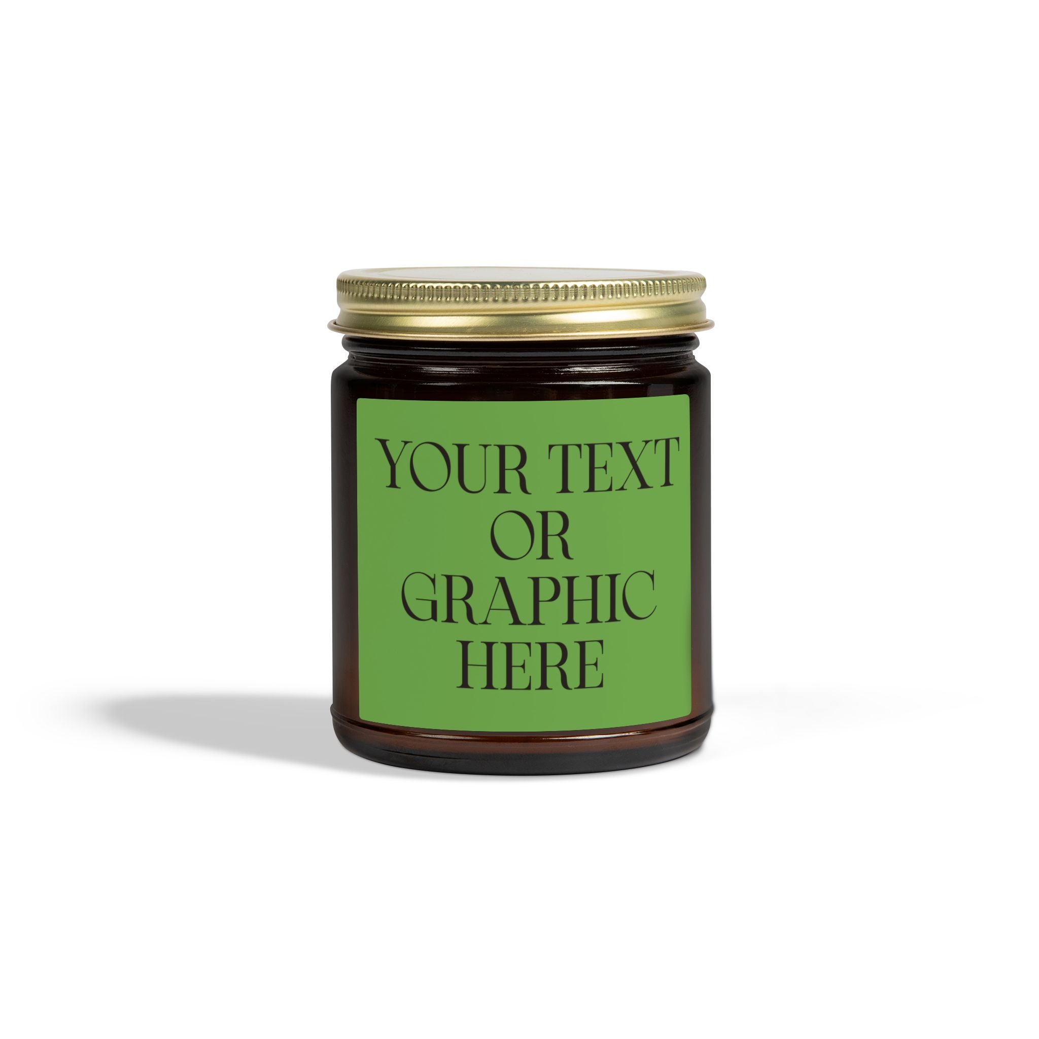 Coconut Apricot Scented Candle — 4oz & 9oz Decorative Jar (Custom Label)