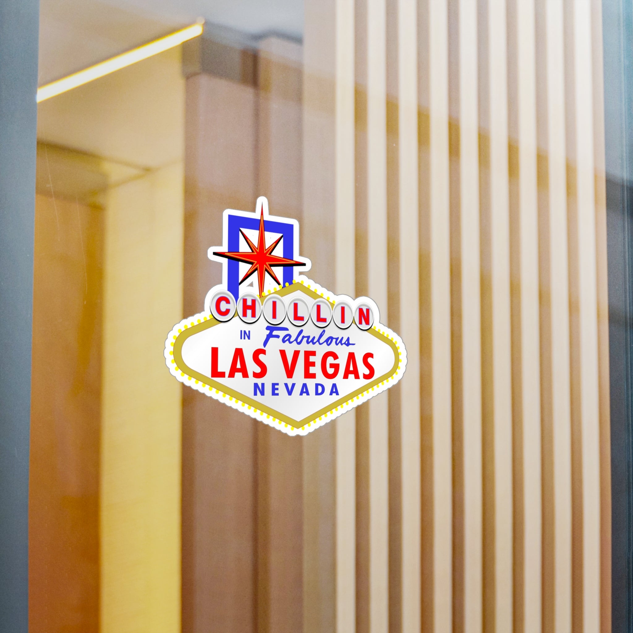 Chillin - "Las Vegas Sign" Vinyl Decal