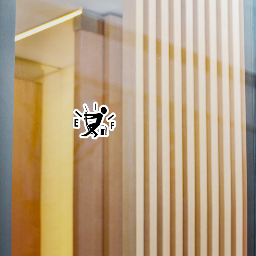 Male Gas Hand Vinyl Decal