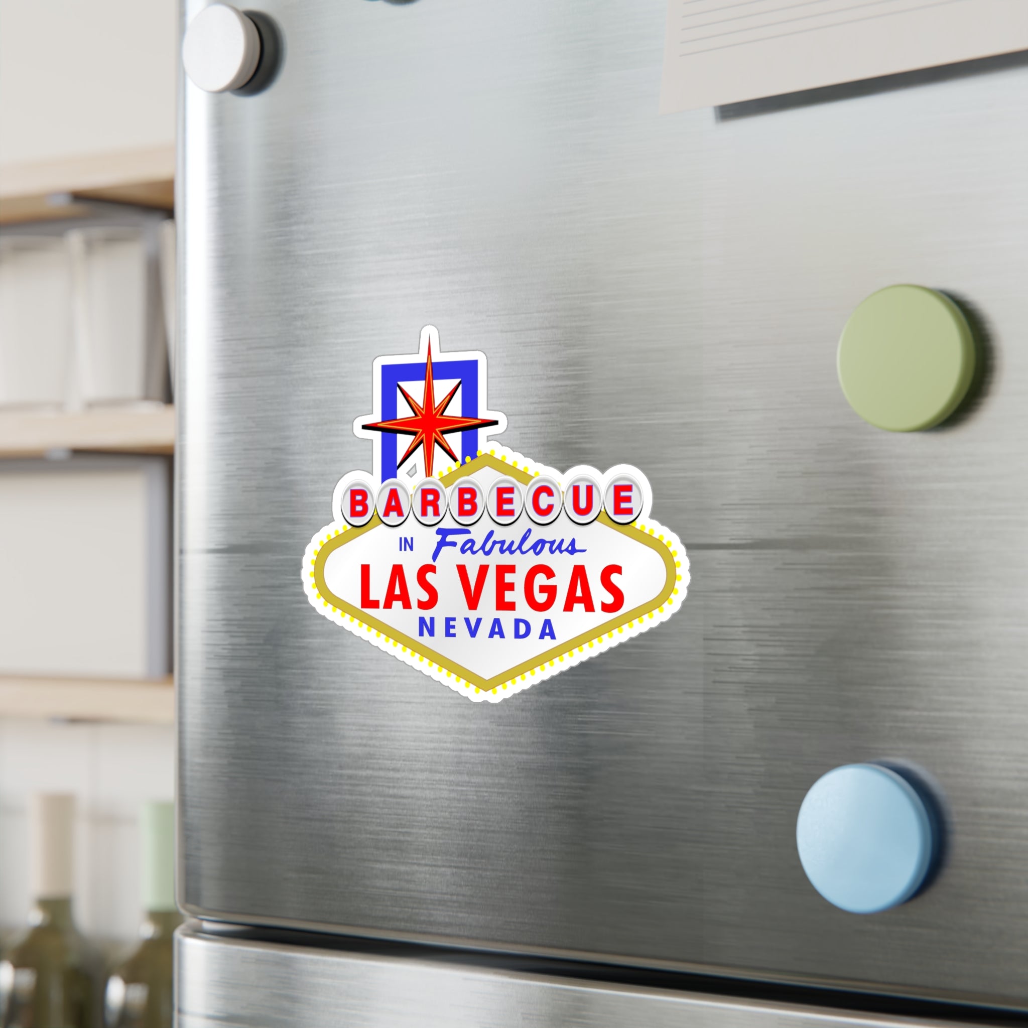 Barbecue - "Las Vegas Sign" Vinyl Decal