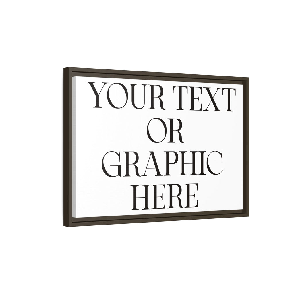 Custom Personalized Framed Canvas Print