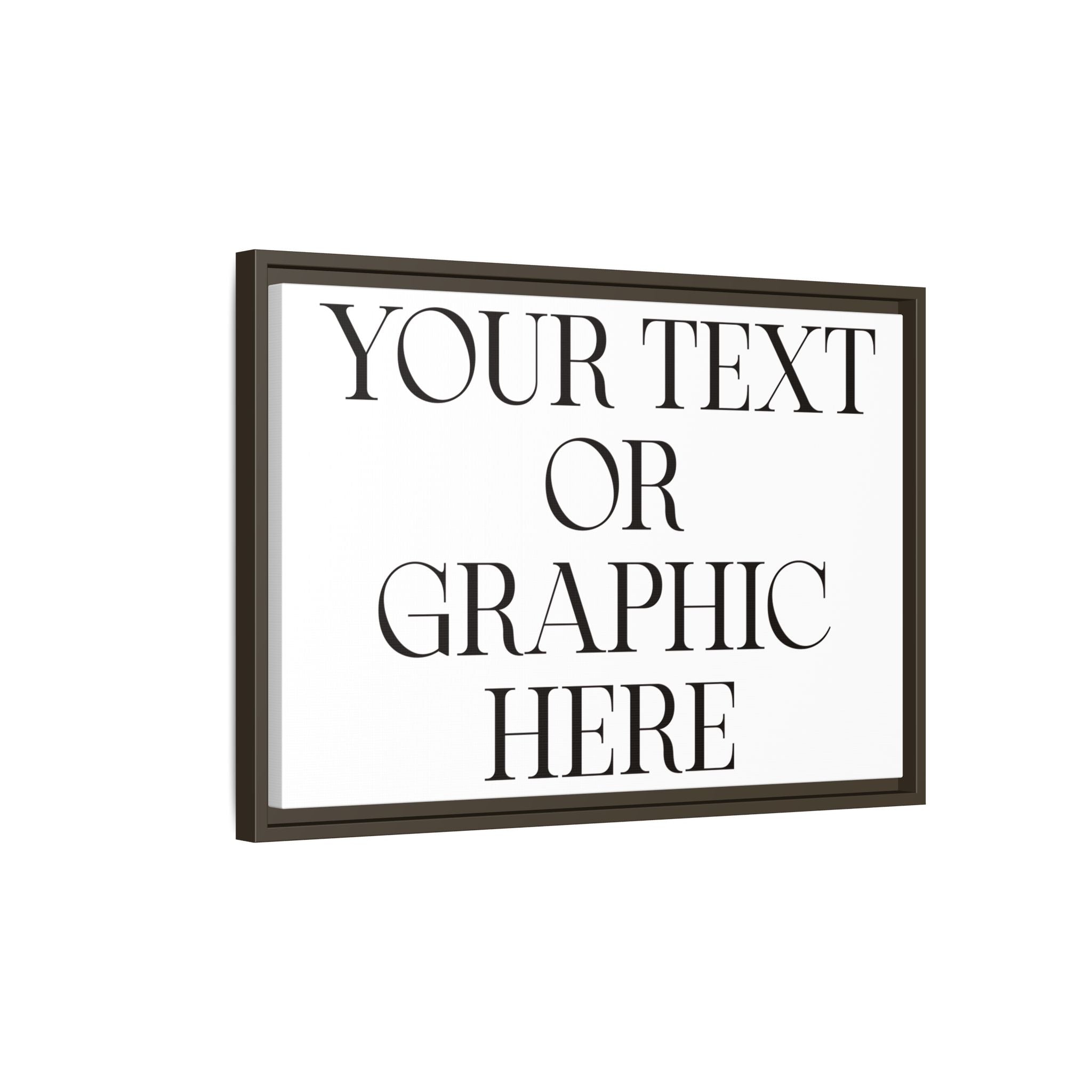 Custom Personalized Framed Canvas Print