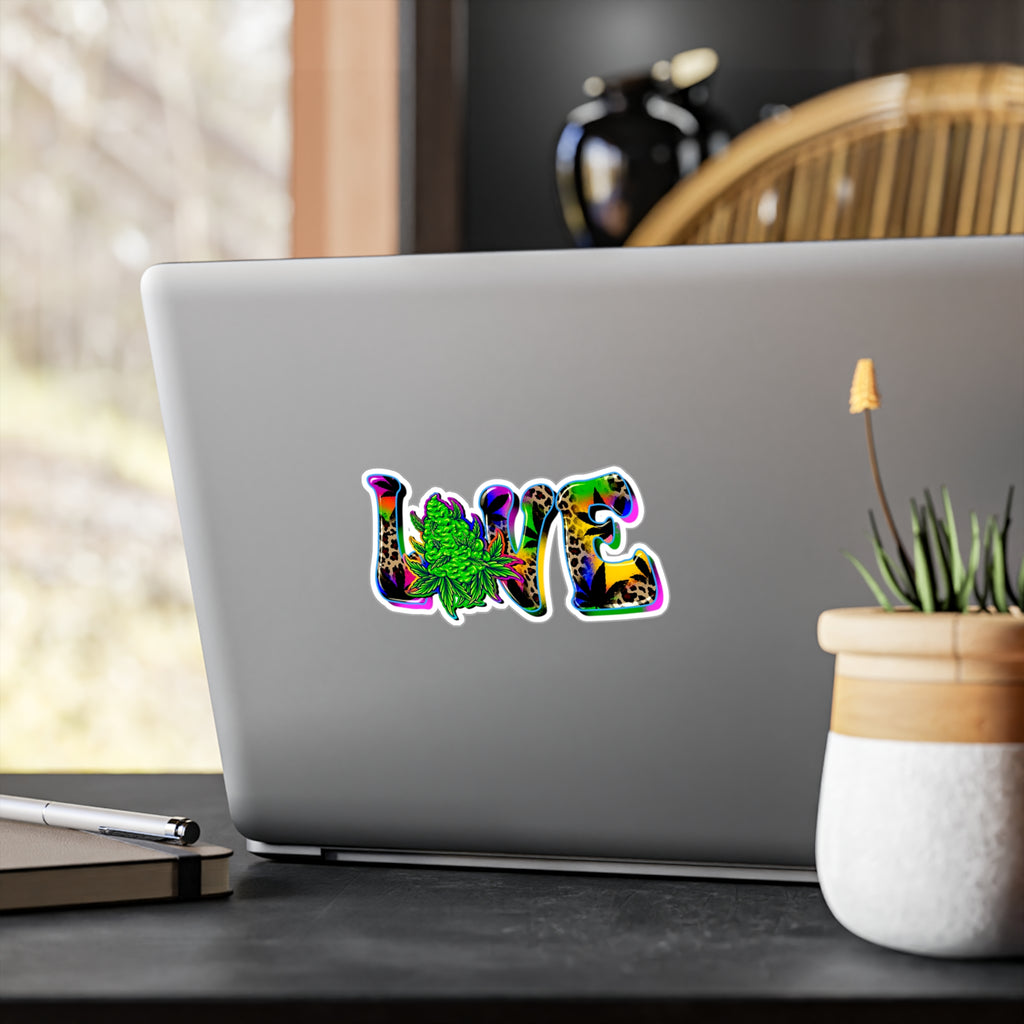 Cannabis Love Vinyl Decal