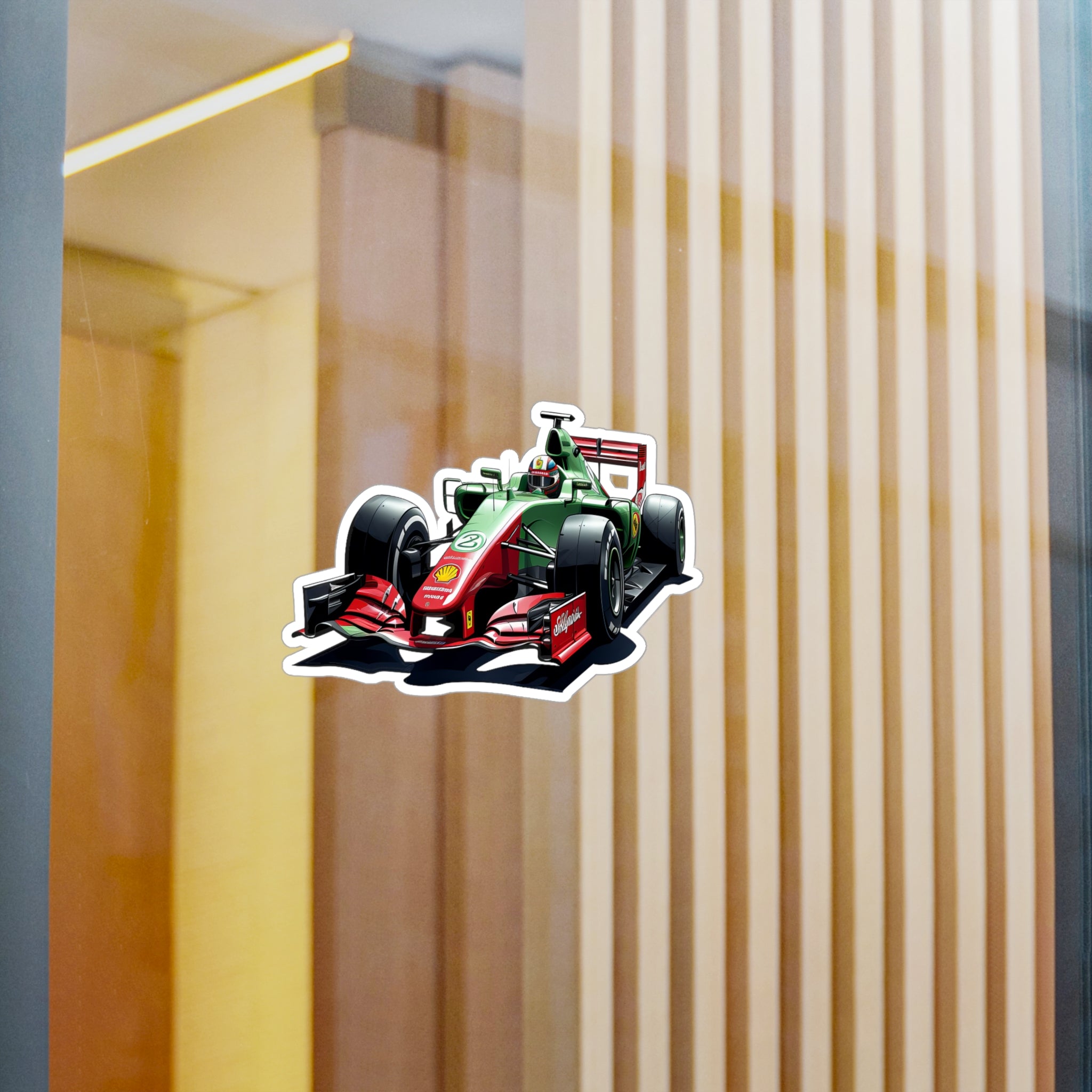 F1 Car #6 Vinyl Decal