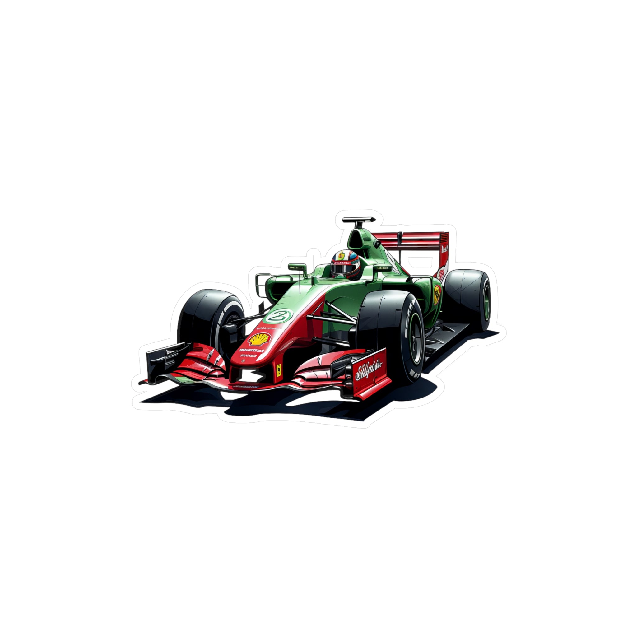 F1 Car #3 Vinyl Decal