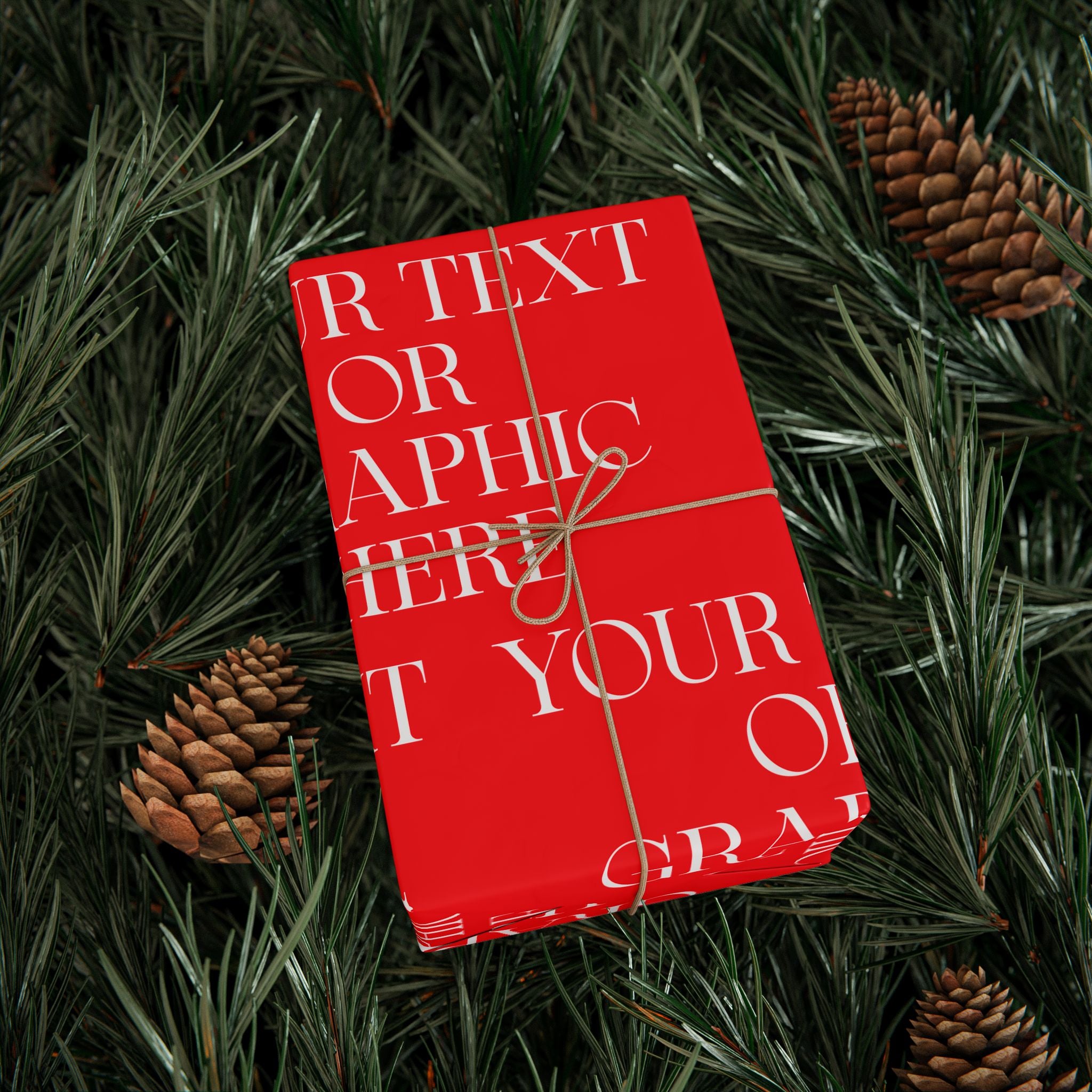 Custom Personalized "All-Over Print" Wrapping Paper