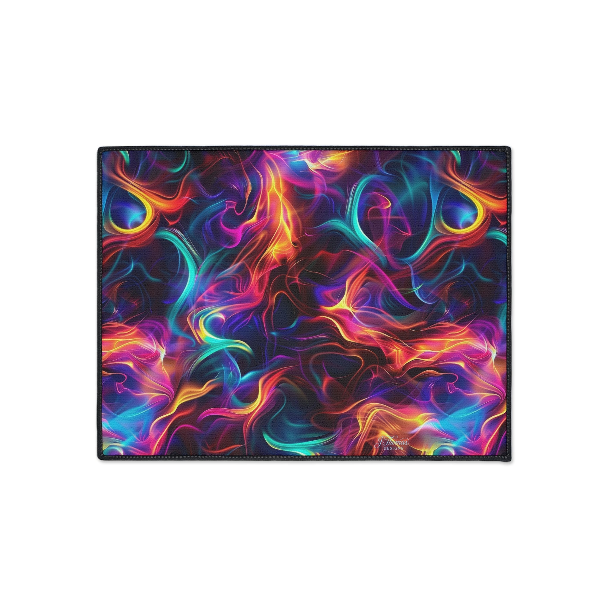 Heavy Duty Floor Mat – Luminous Flames #1
