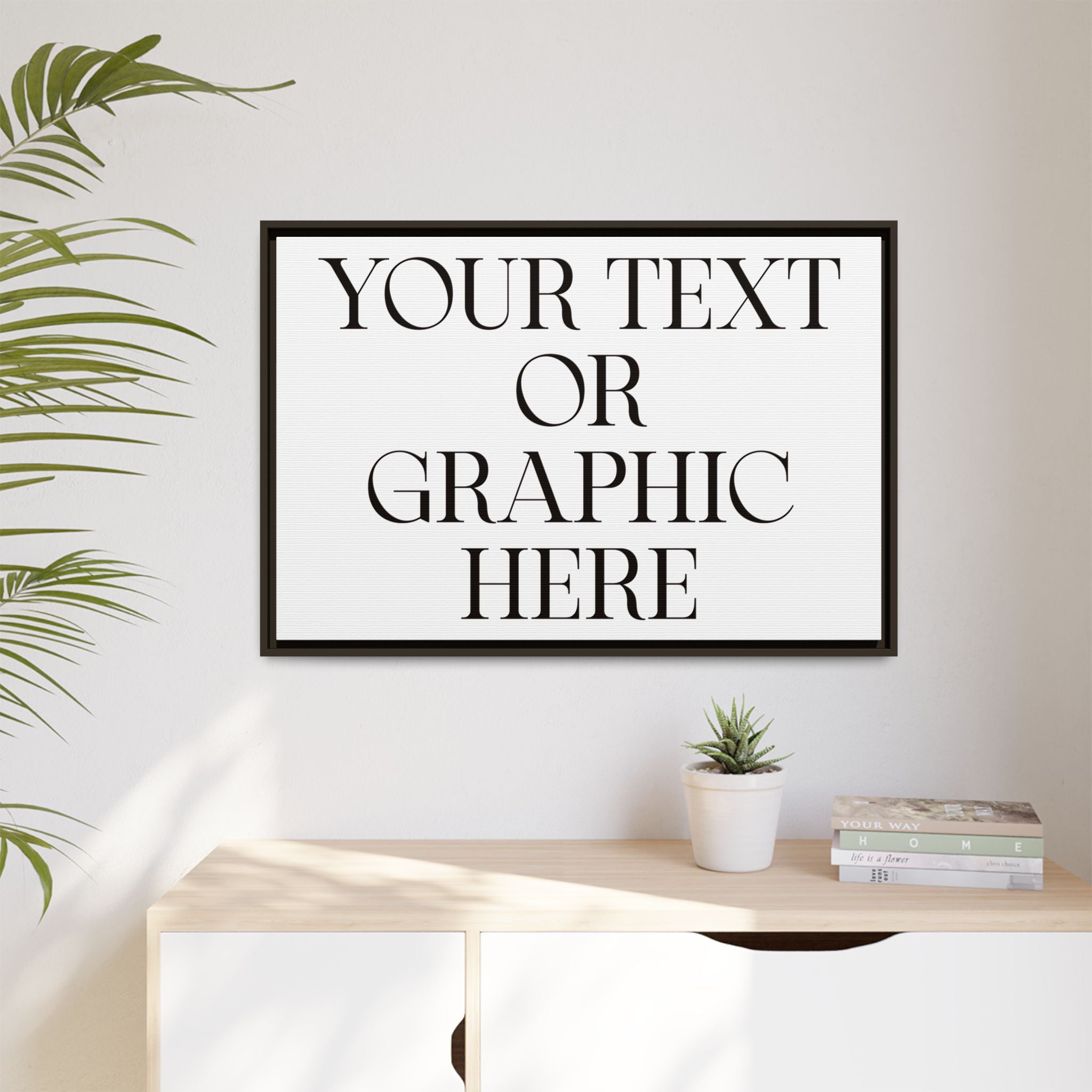 Custom Personalized Framed Canvas Print