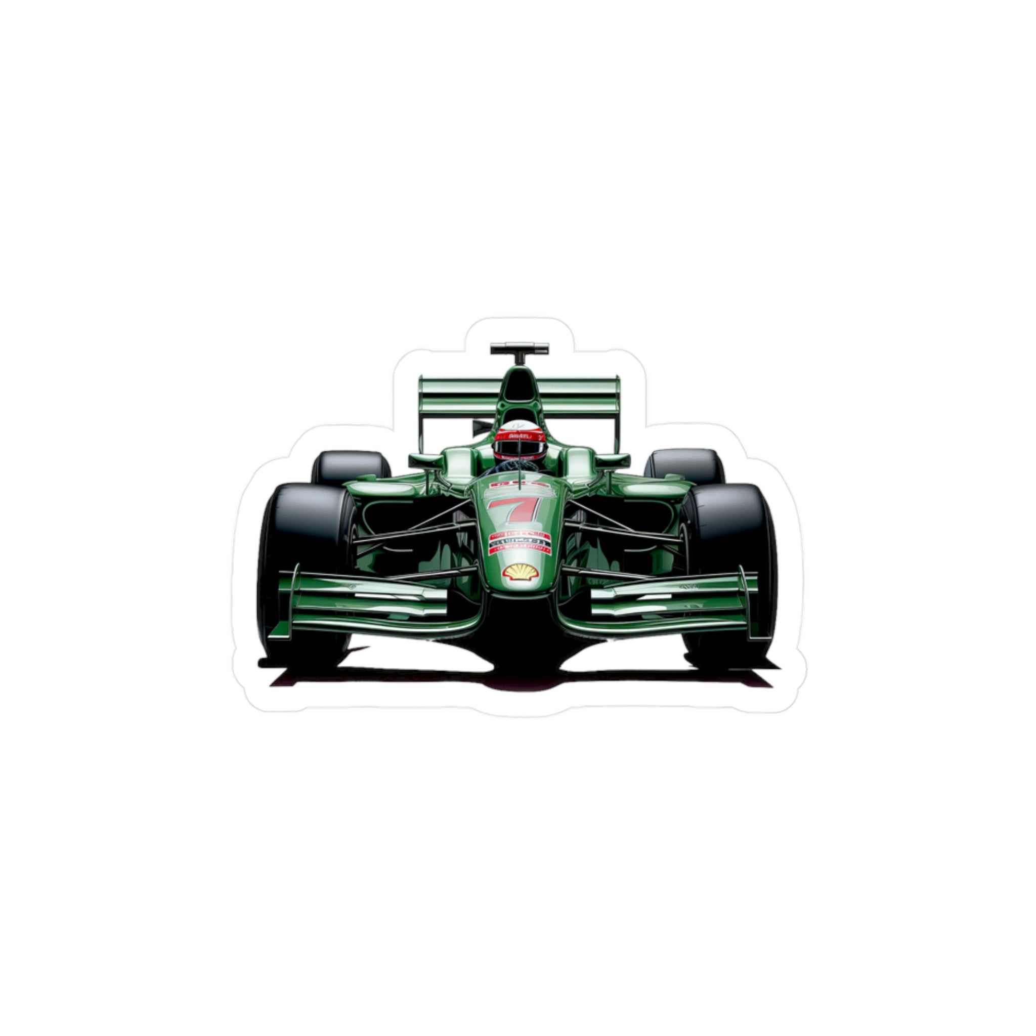 F1 Car #1 Vinyl Decal