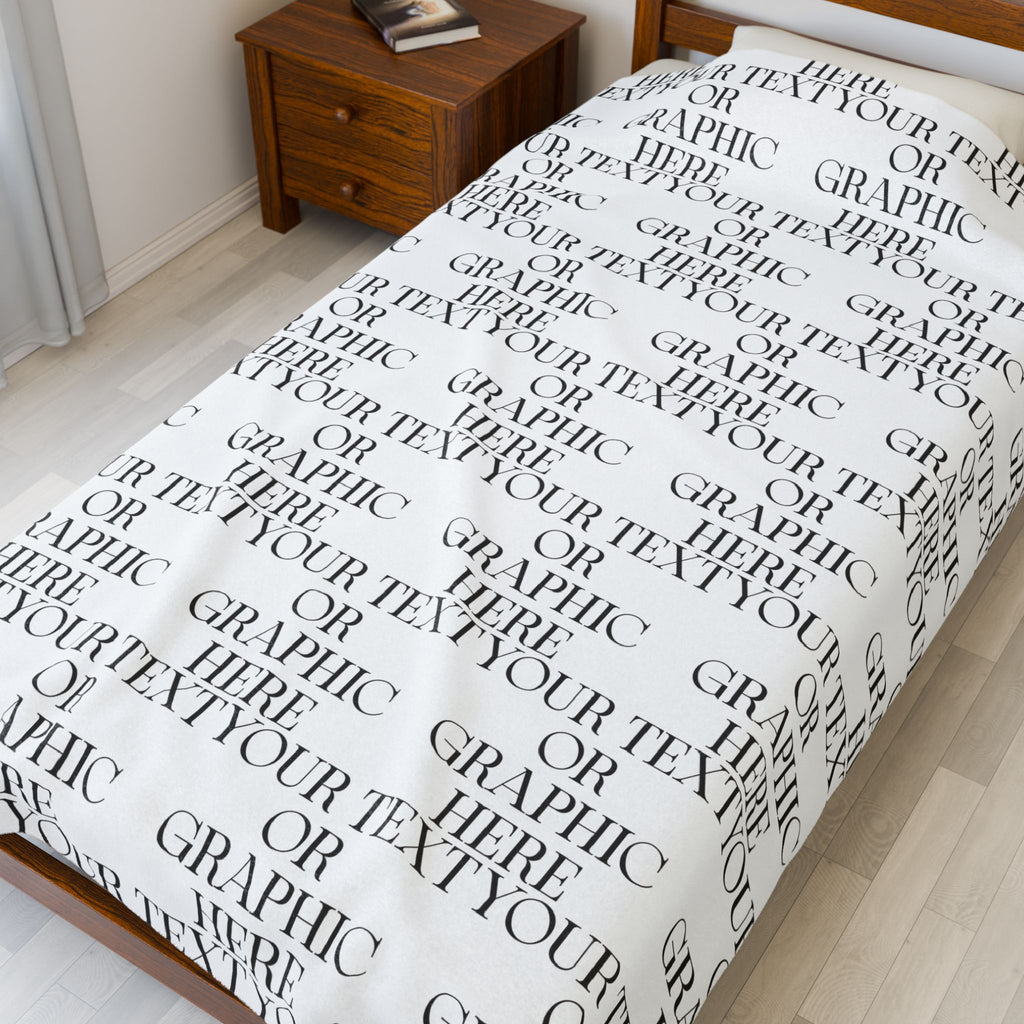 Custom Personalized "All-Over Print" Blanket