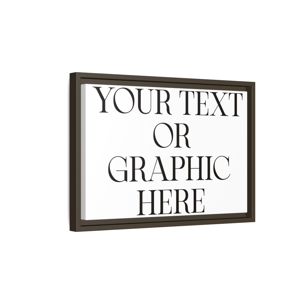 Custom Personalized Framed Canvas Print