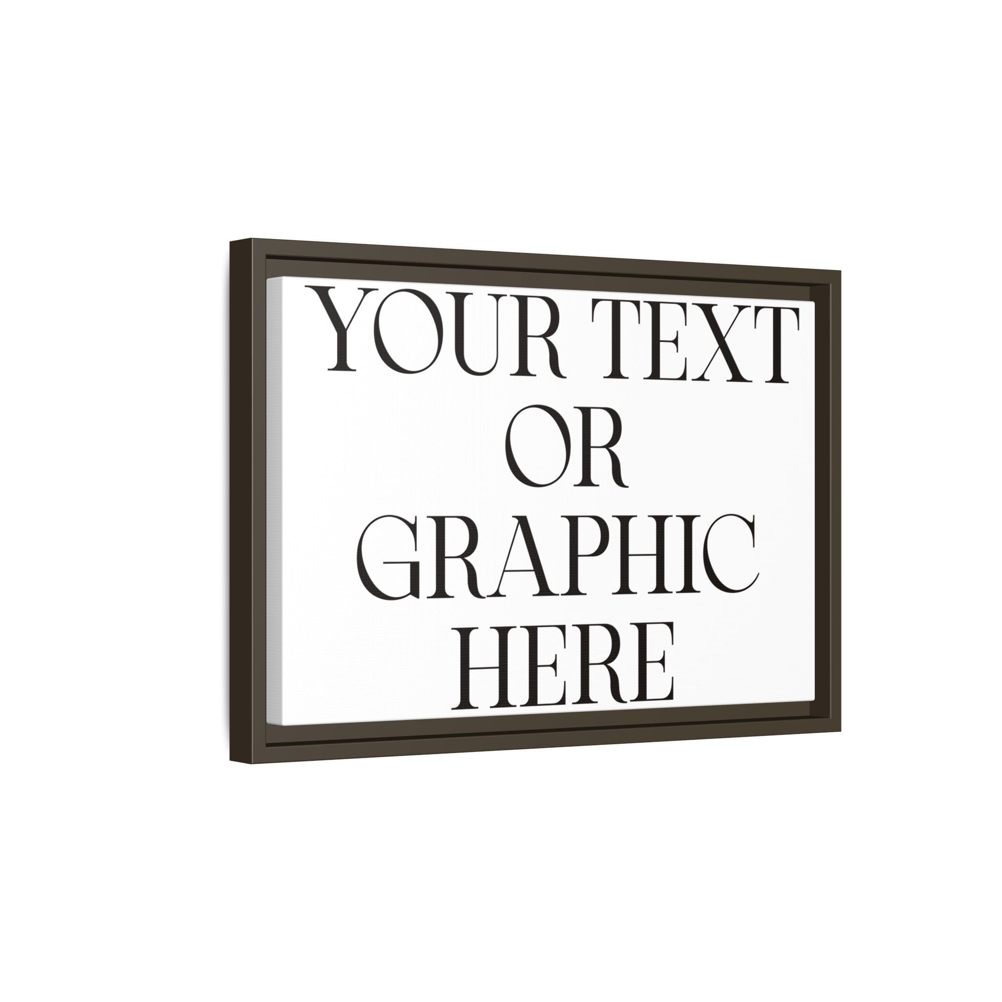 Custom Personalized Framed Canvas Print