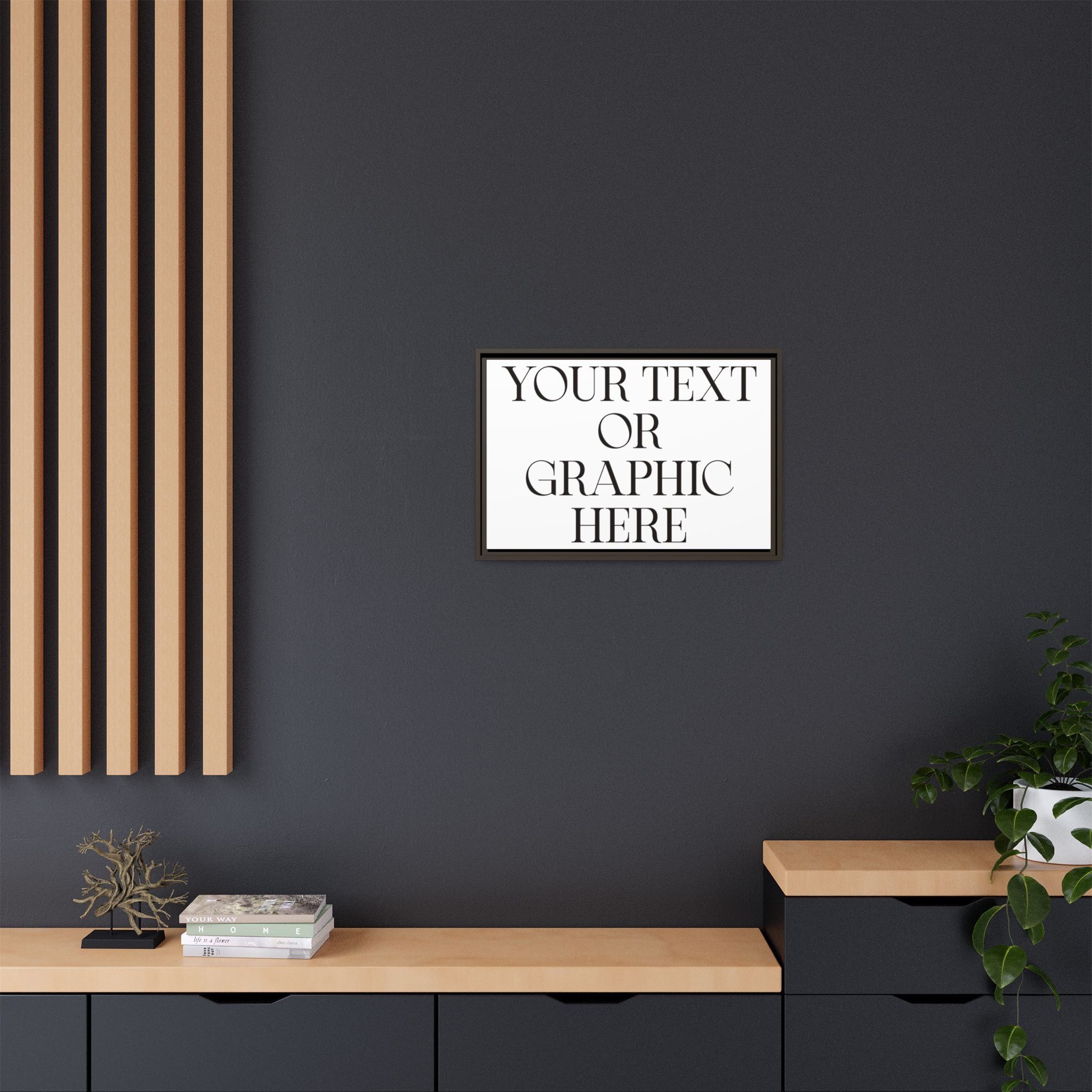 Custom Personalized Framed Canvas Print