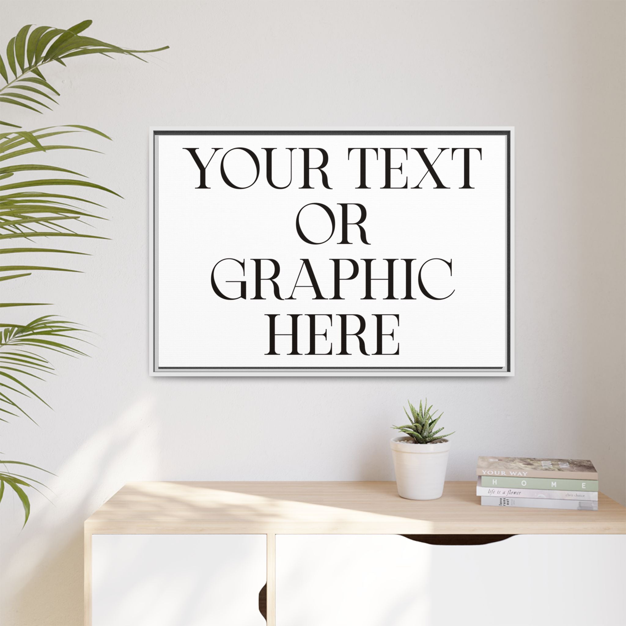 Custom Personalized Framed Canvas Print