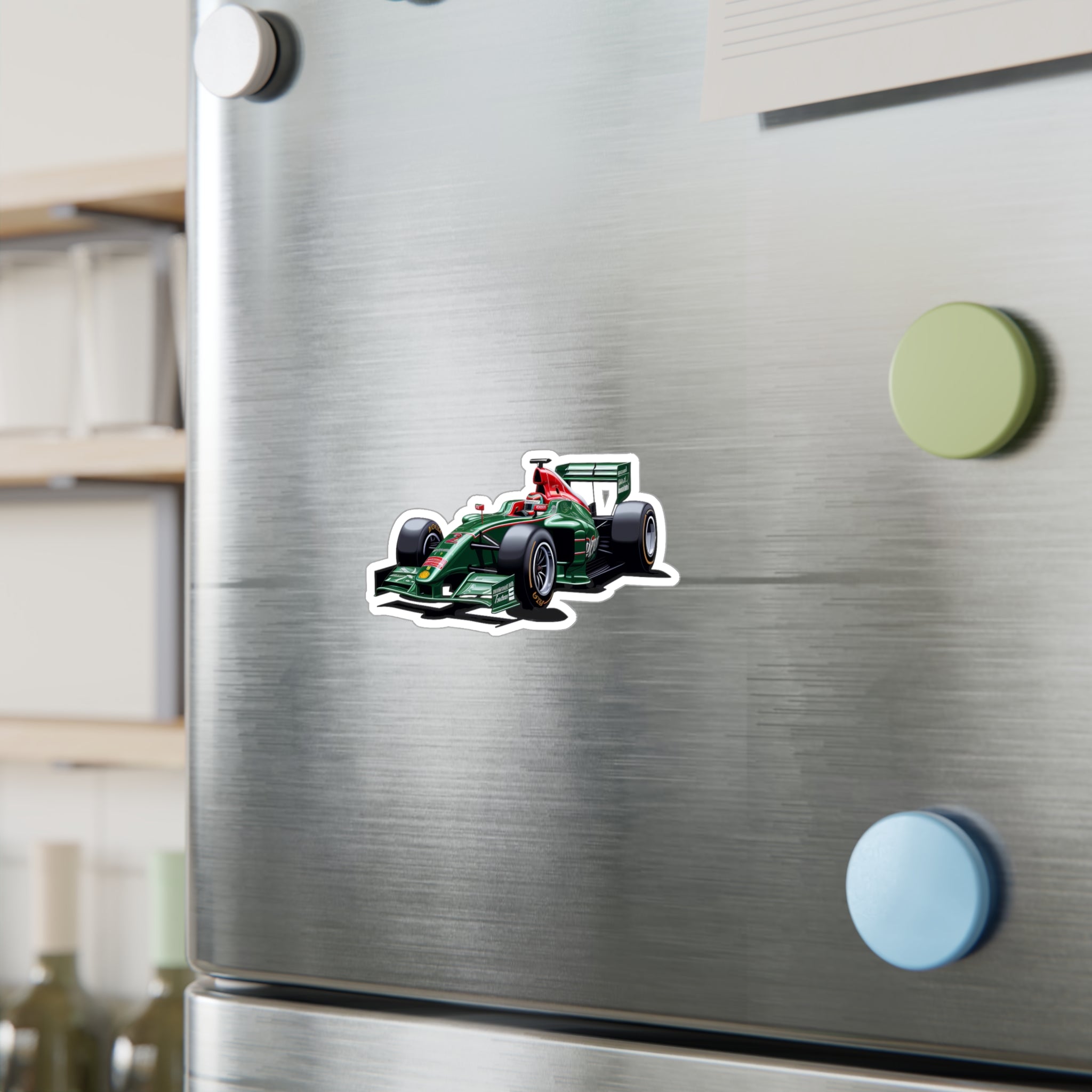 F1 Car #4 Vinyl Decal