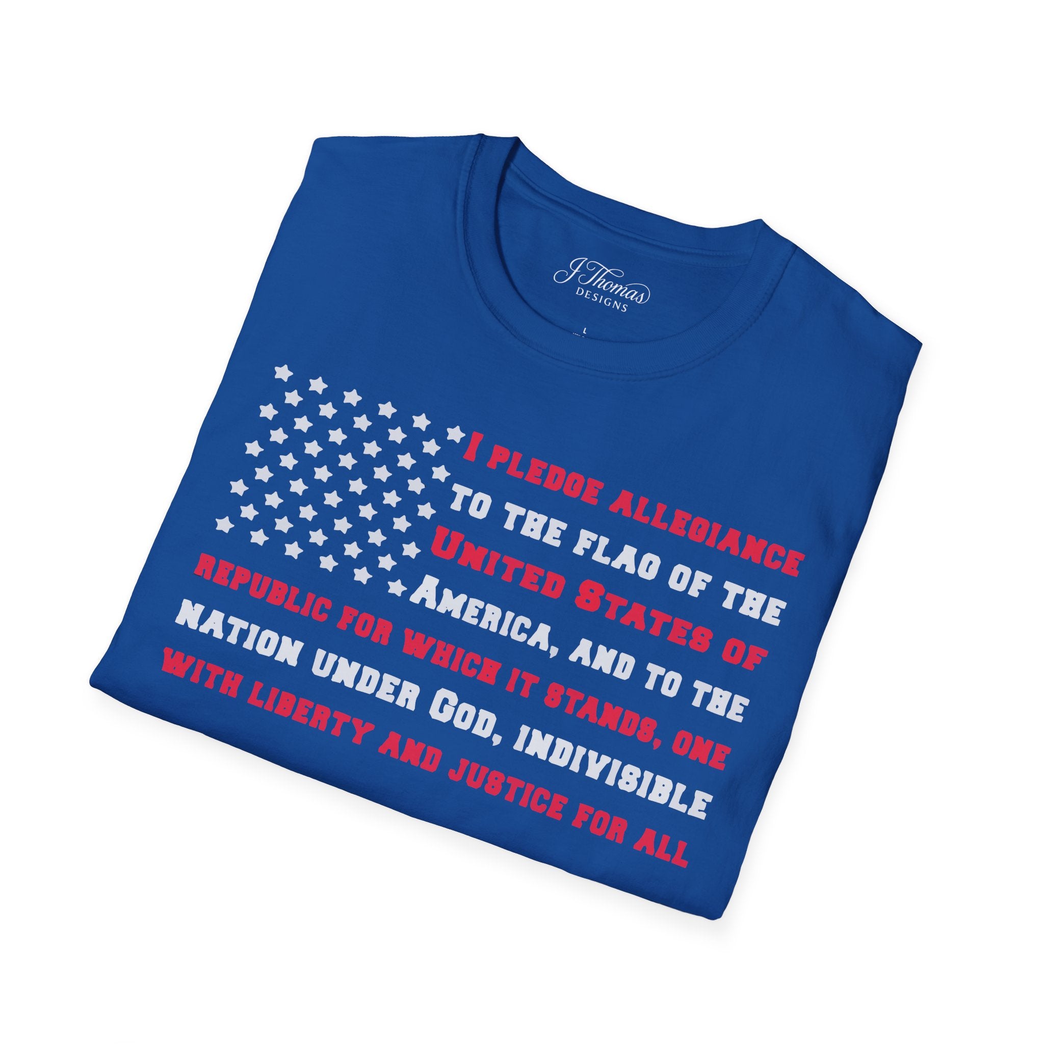 American Flag - Blue Shirt