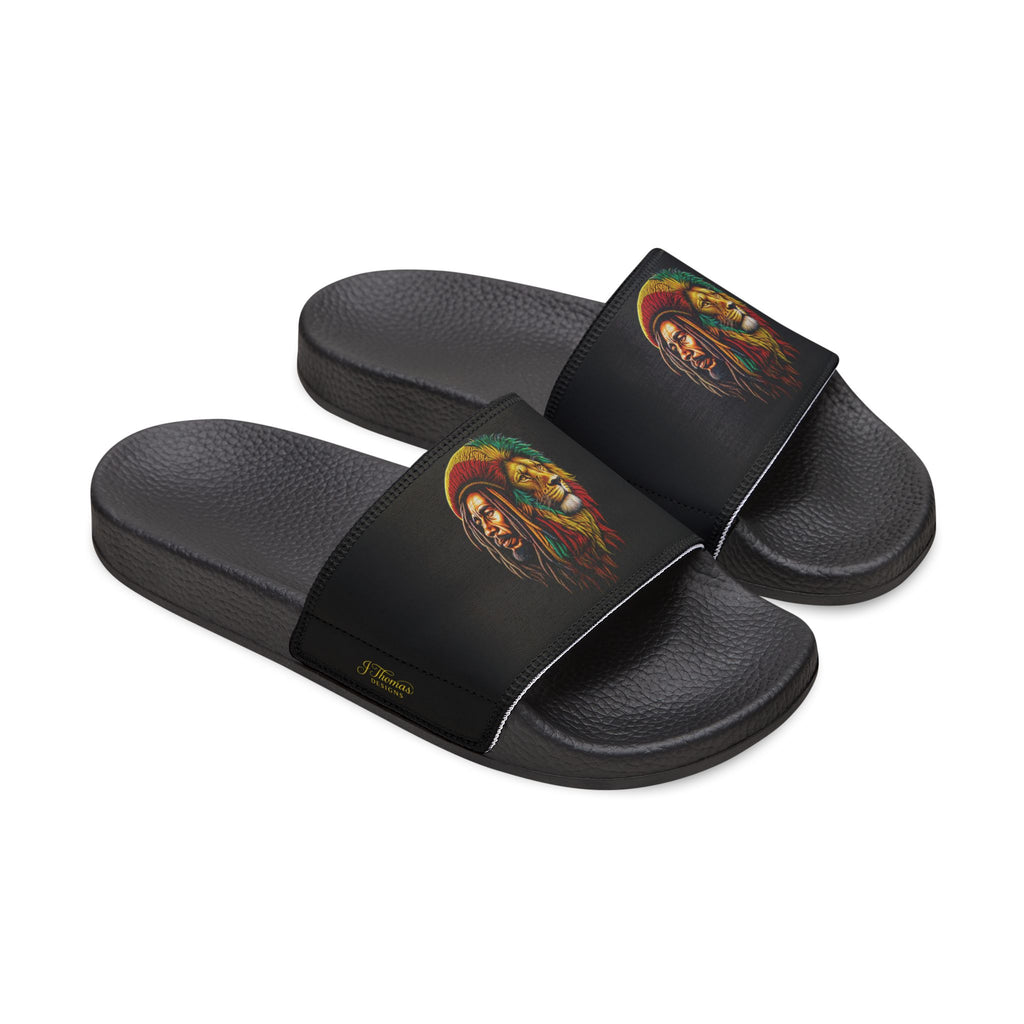 "All-Over Print" - Bob/Lion Men's Removable-Strap Sandals