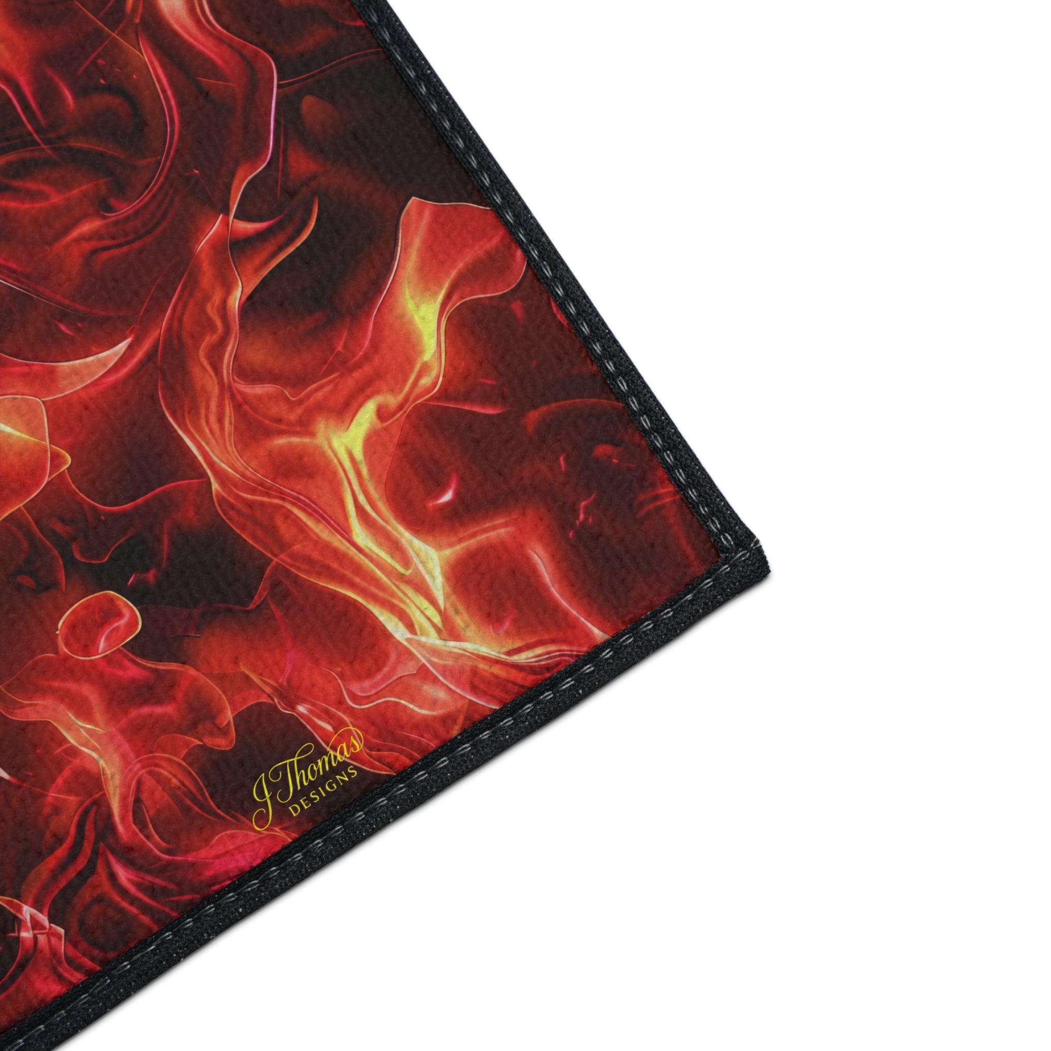 Heavy Duty Floor Mat – Red Flames