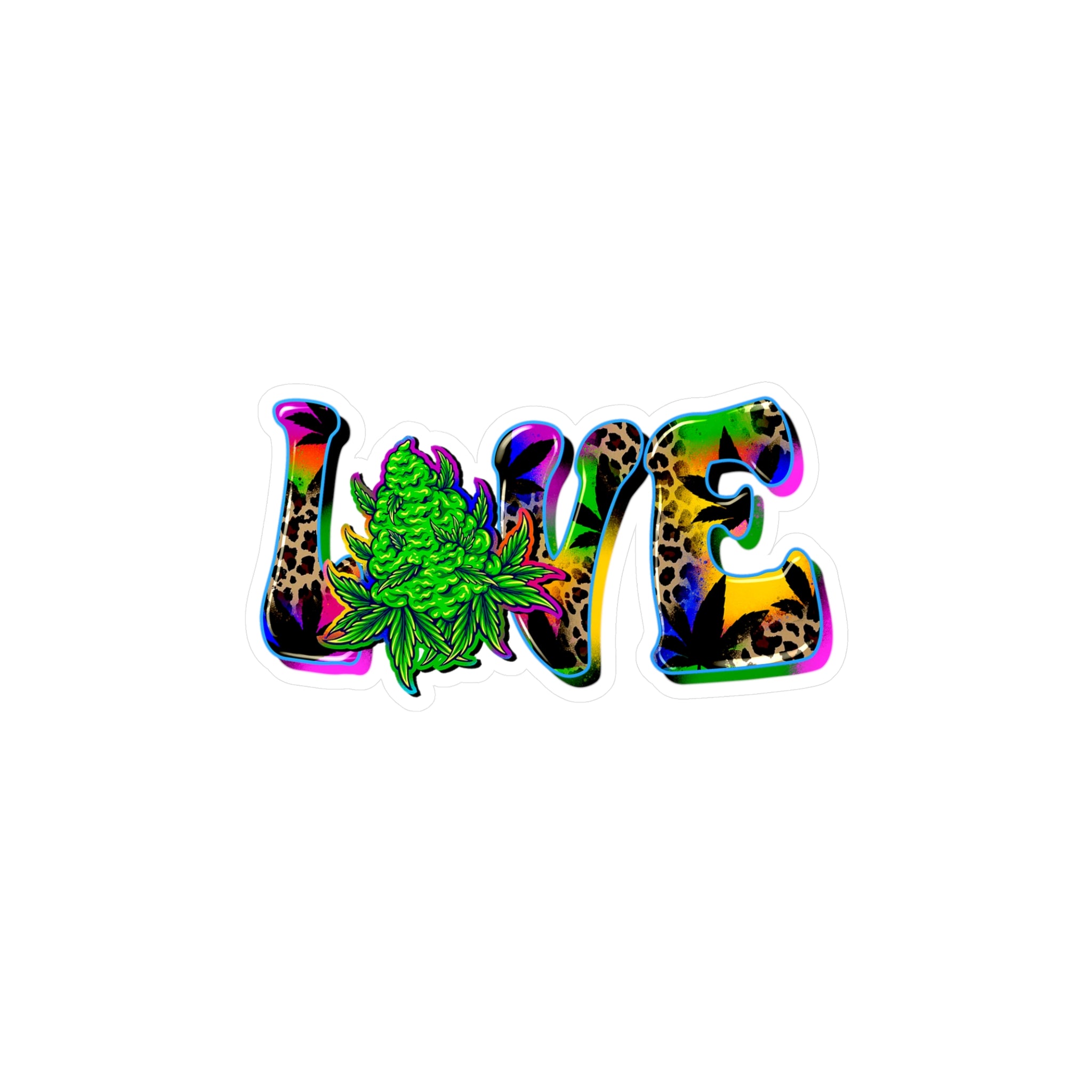 Cannabis Love Vinyl Decal