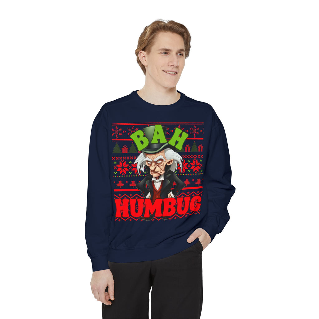 Bah Humbug Unisex Garment-Dyed Sweatshirt