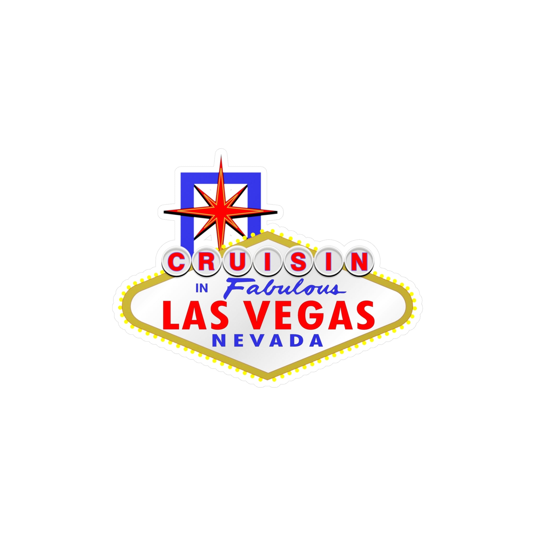 Cruisin - "Las Vegas Sign" Vinyl Decal