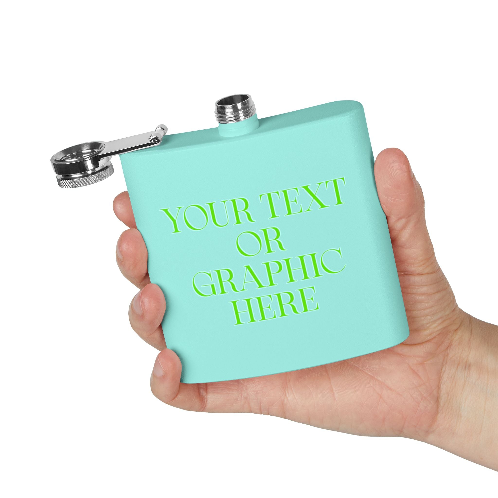 Custom Personalized 6oz Stainless Hip Flask