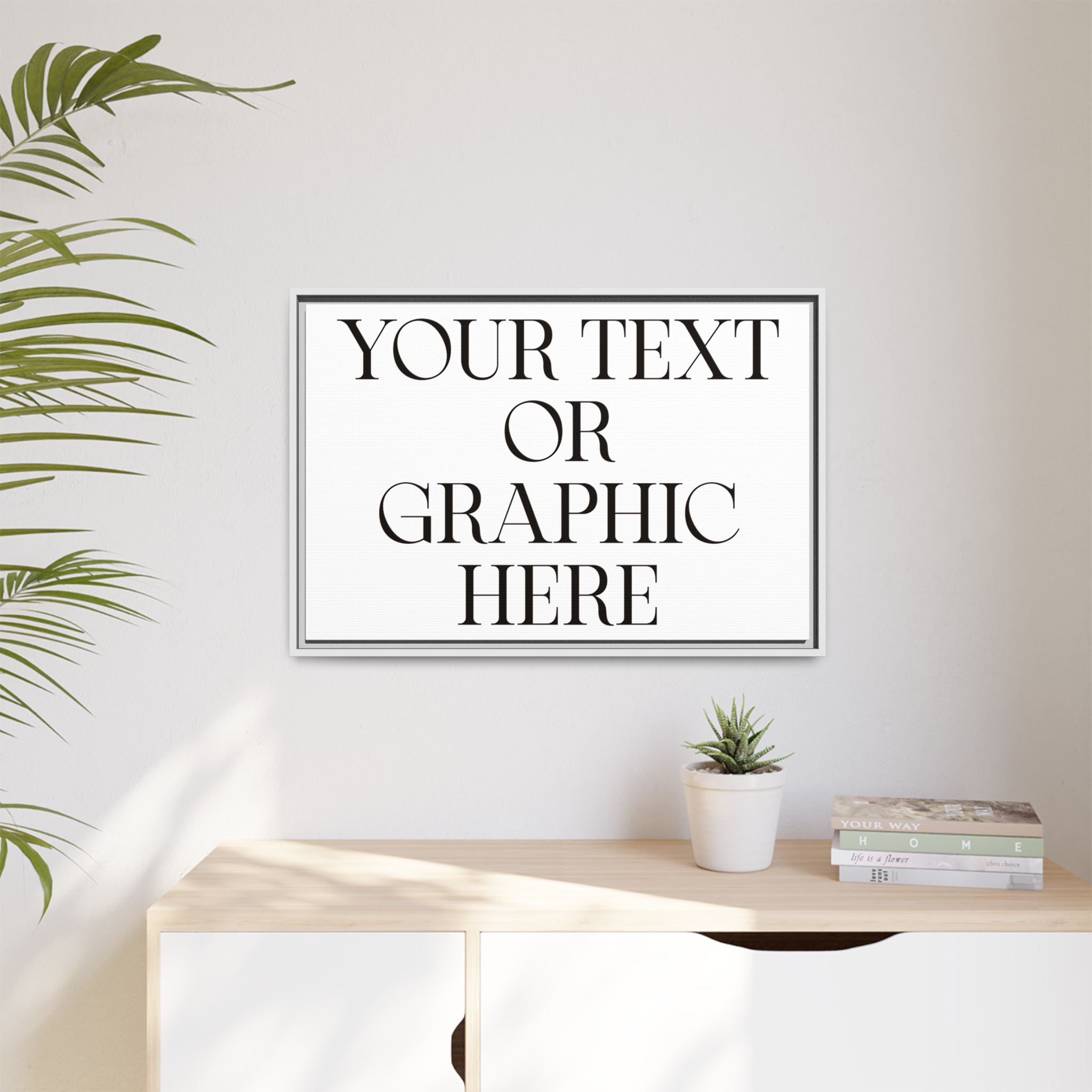 Custom Personalized Framed Canvas Print